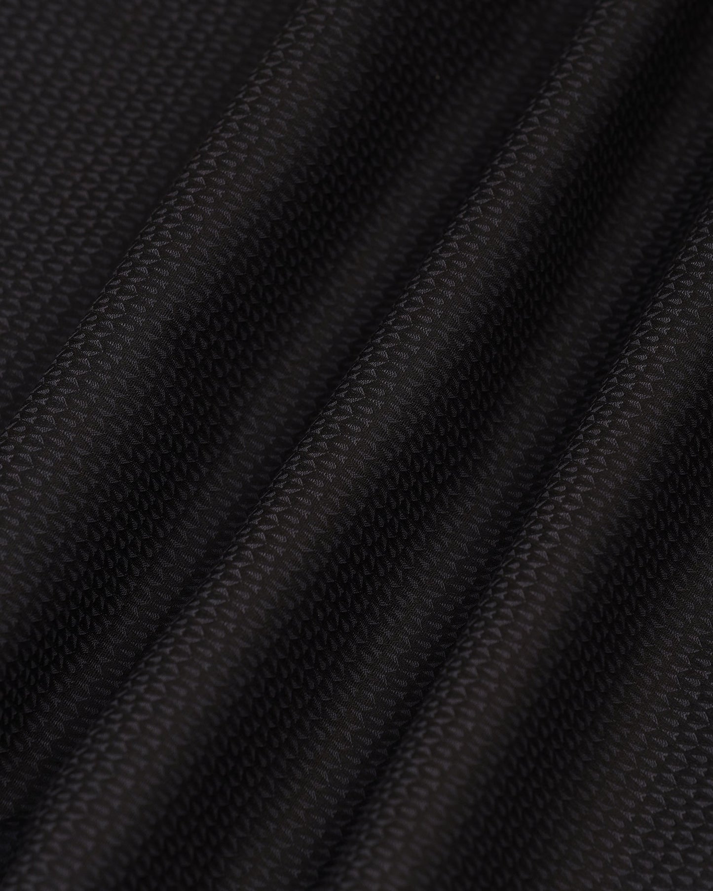 Formal Black Textured Shirt - Rome