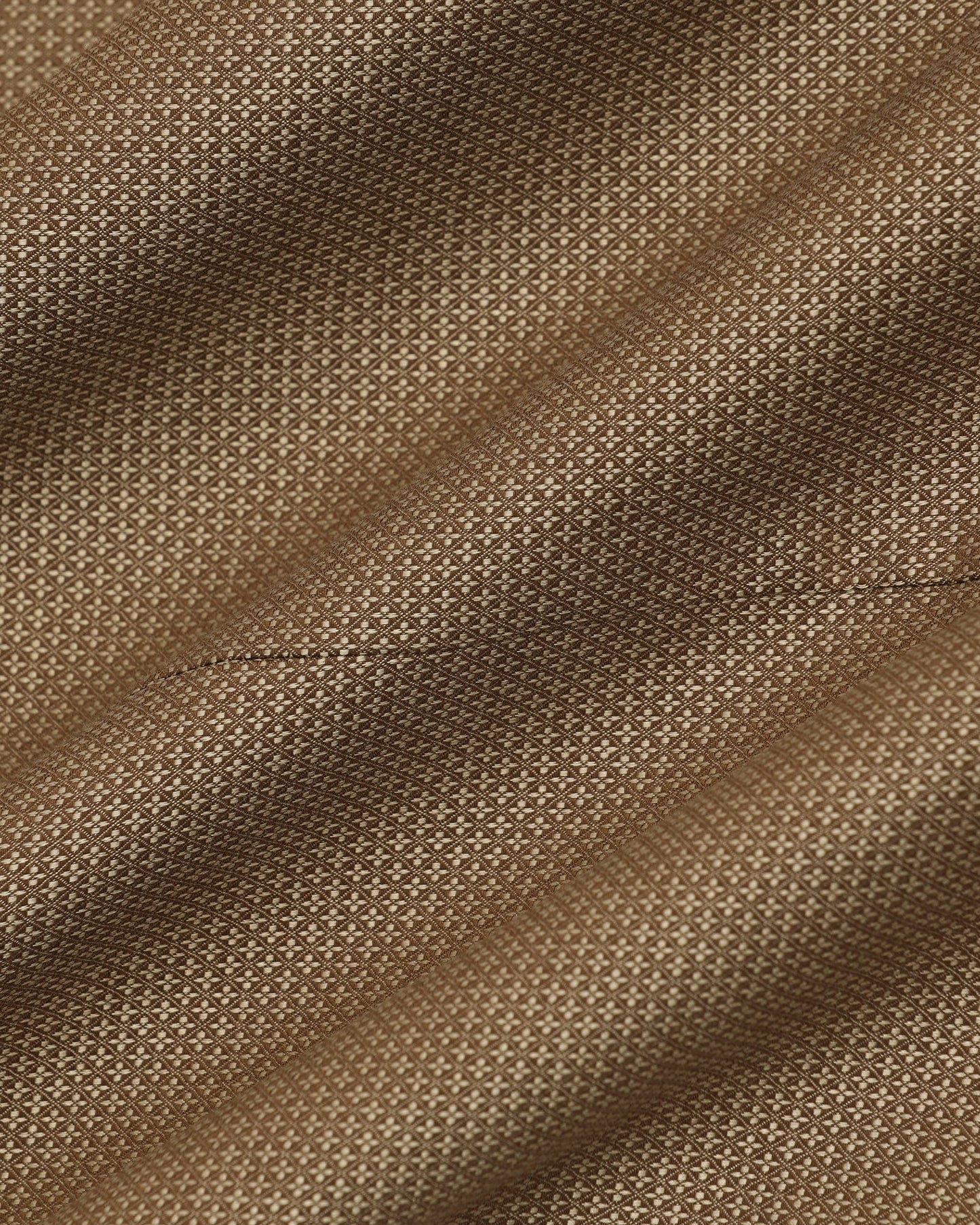 Formal Ochre Textured Shirt - Punch