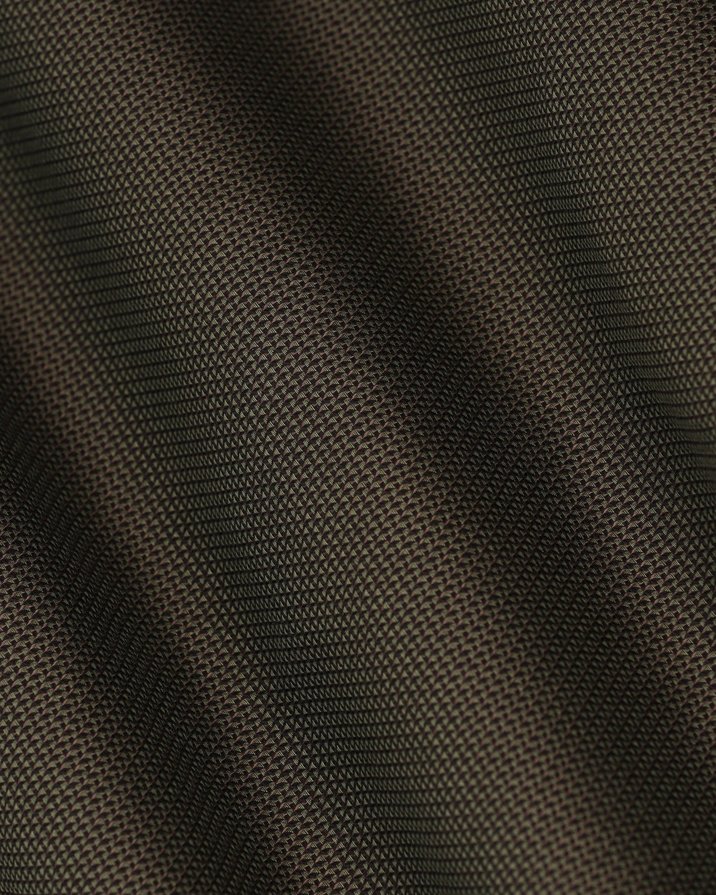 Formal Olive Textured Shirt - Amaze