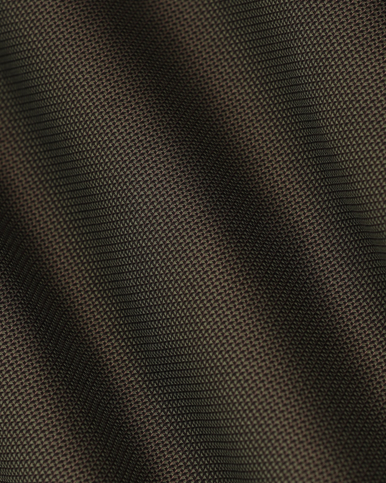 Formal Olive Textured Shirt - Amaze