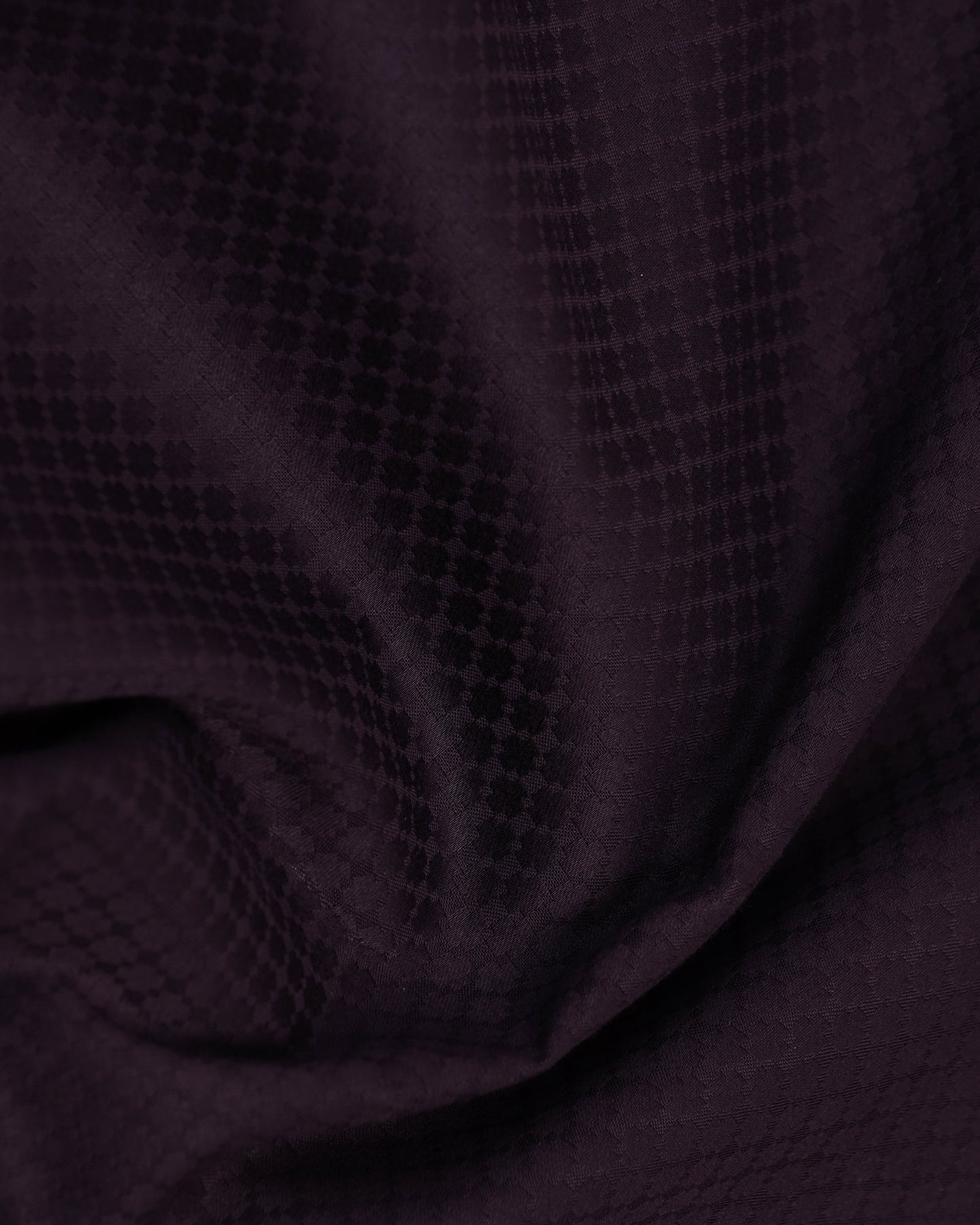 Formal Purple Textured Shirt - Shark