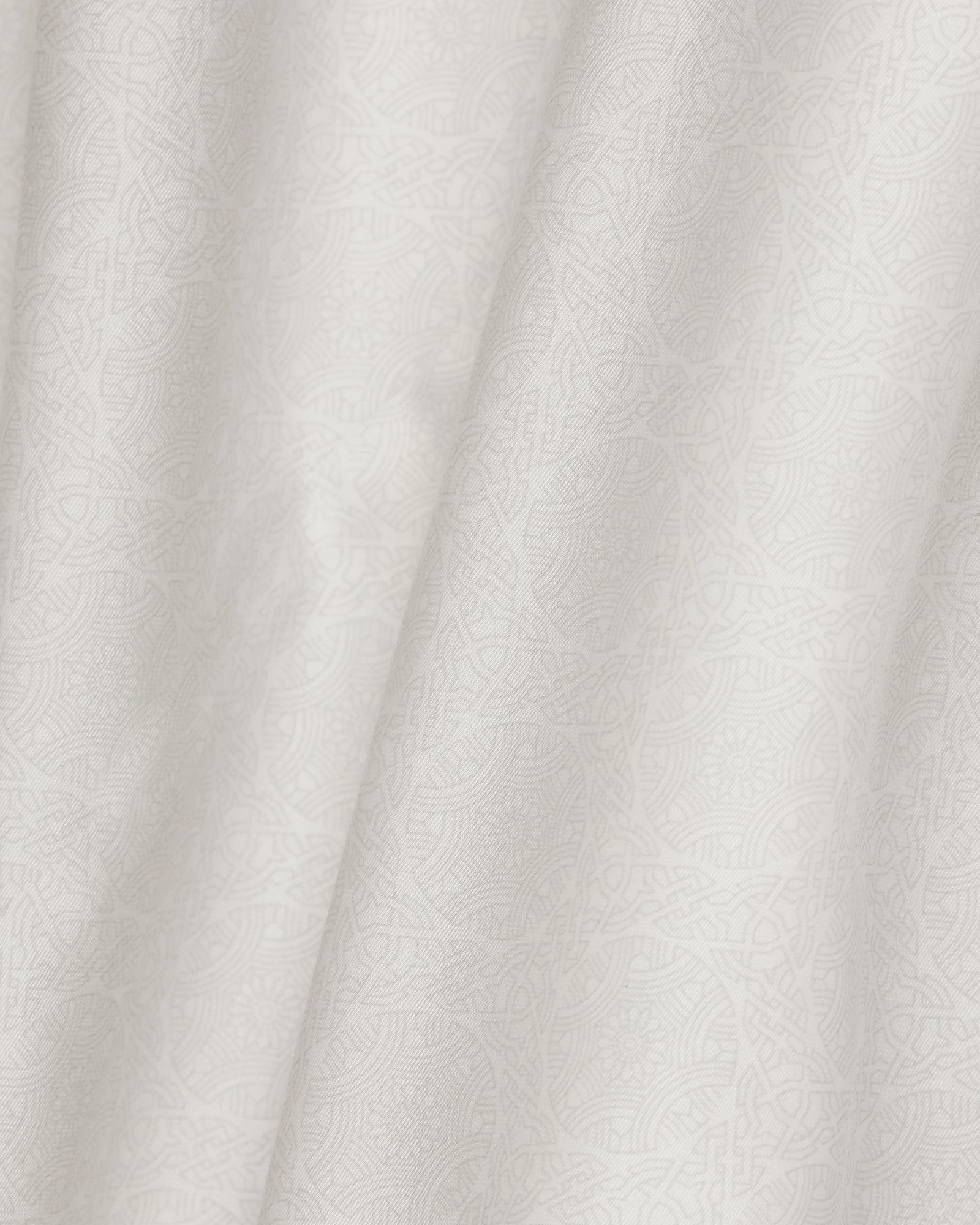 Formal White Printed Shirt -  Enzo