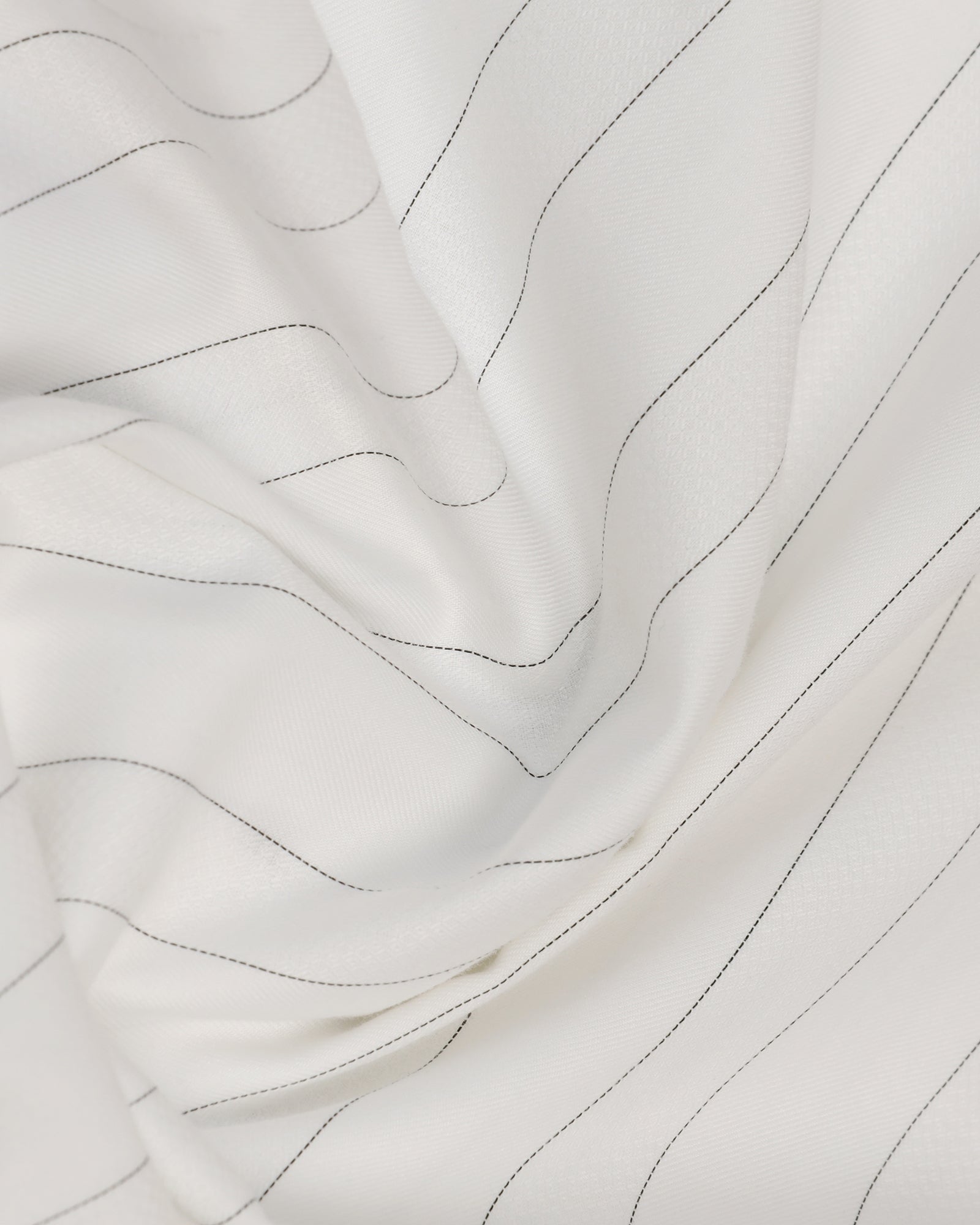 Formal White Stripe Shirt - Austin