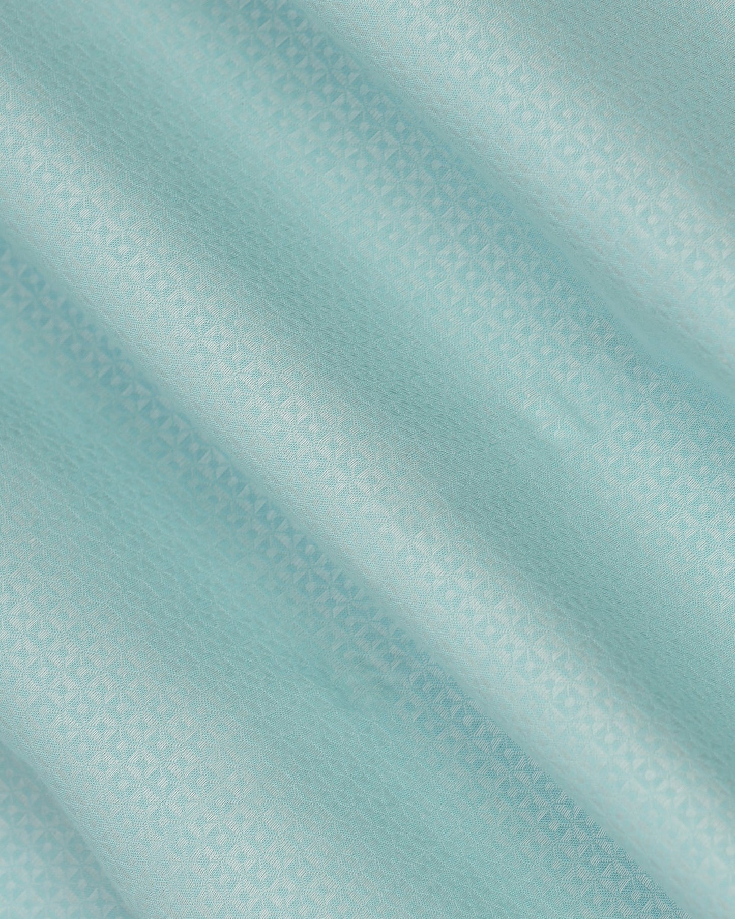 Formal Aqua Textured Shirt - Brick