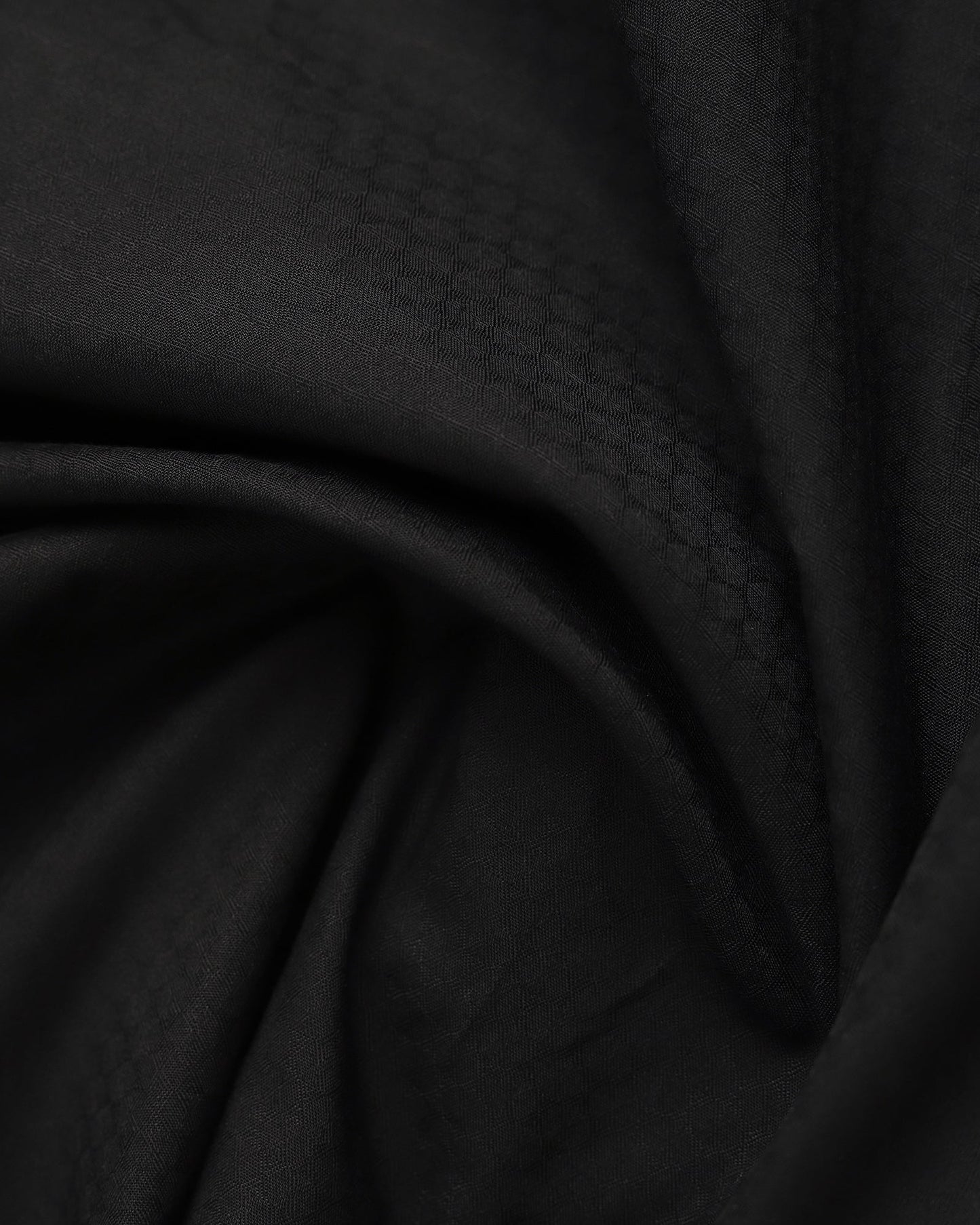 Formal Black Textured Shirt - Rock