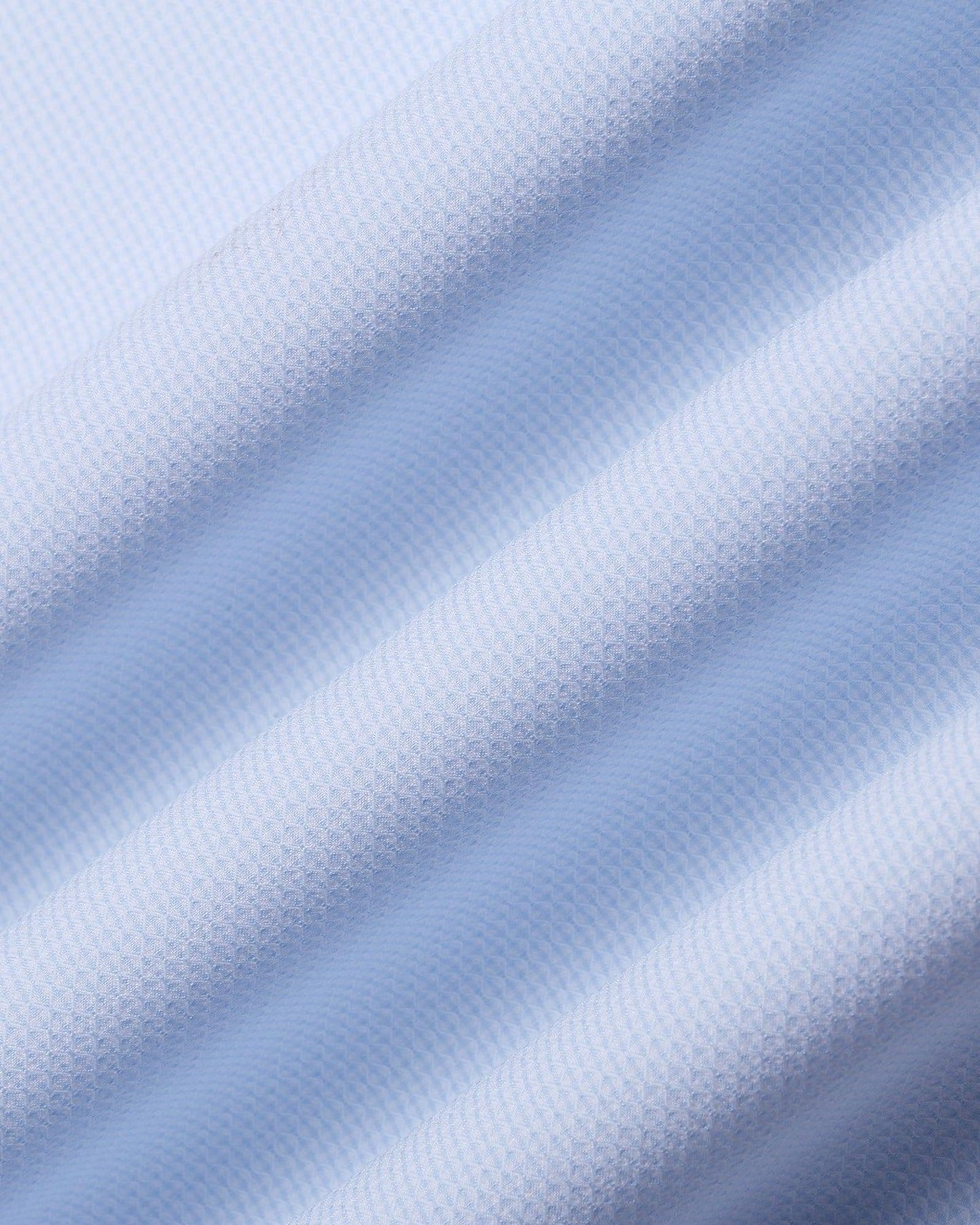 Non Iron Formal Blue Textured Shirt - Ivy