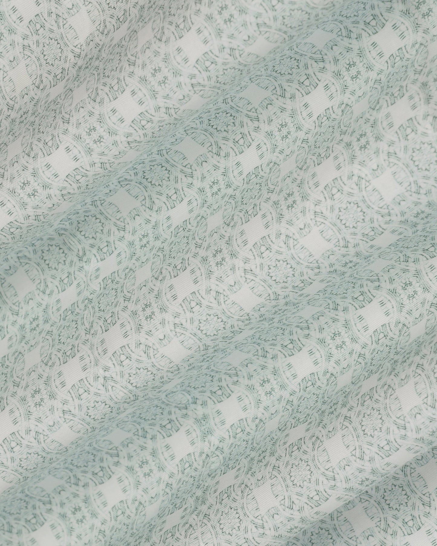 Formal Mint Printed Shirt - Drum