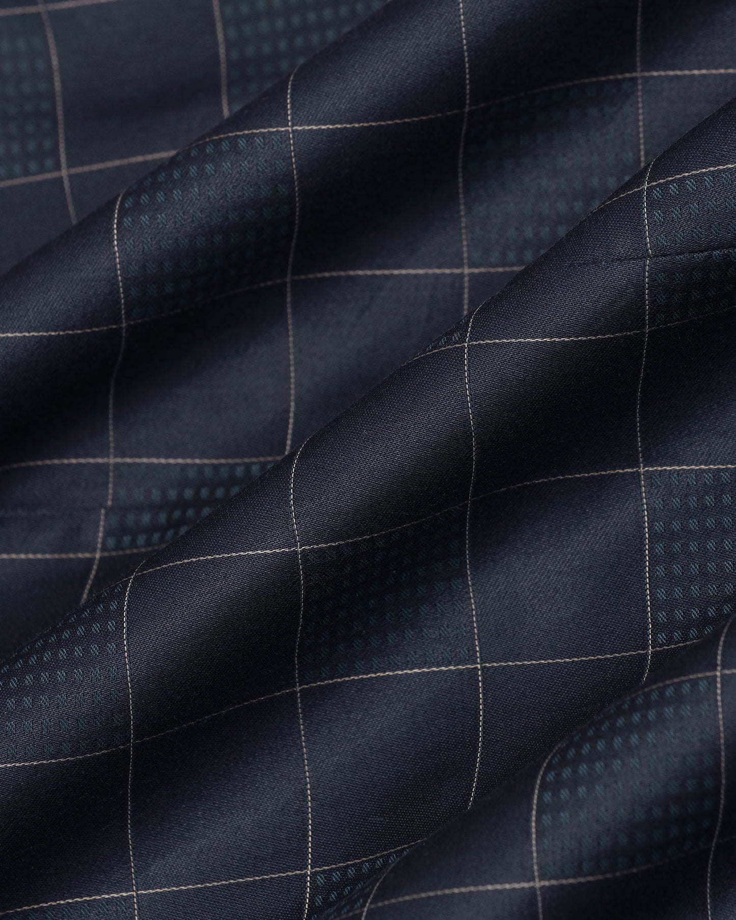 Formal Navy Check Shirt - Julian