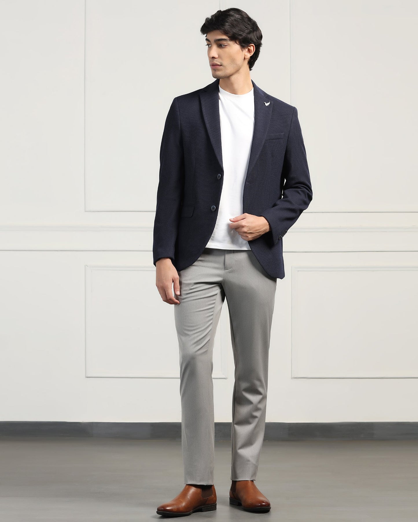 Formal Navy Stripe Blazer - Nios
