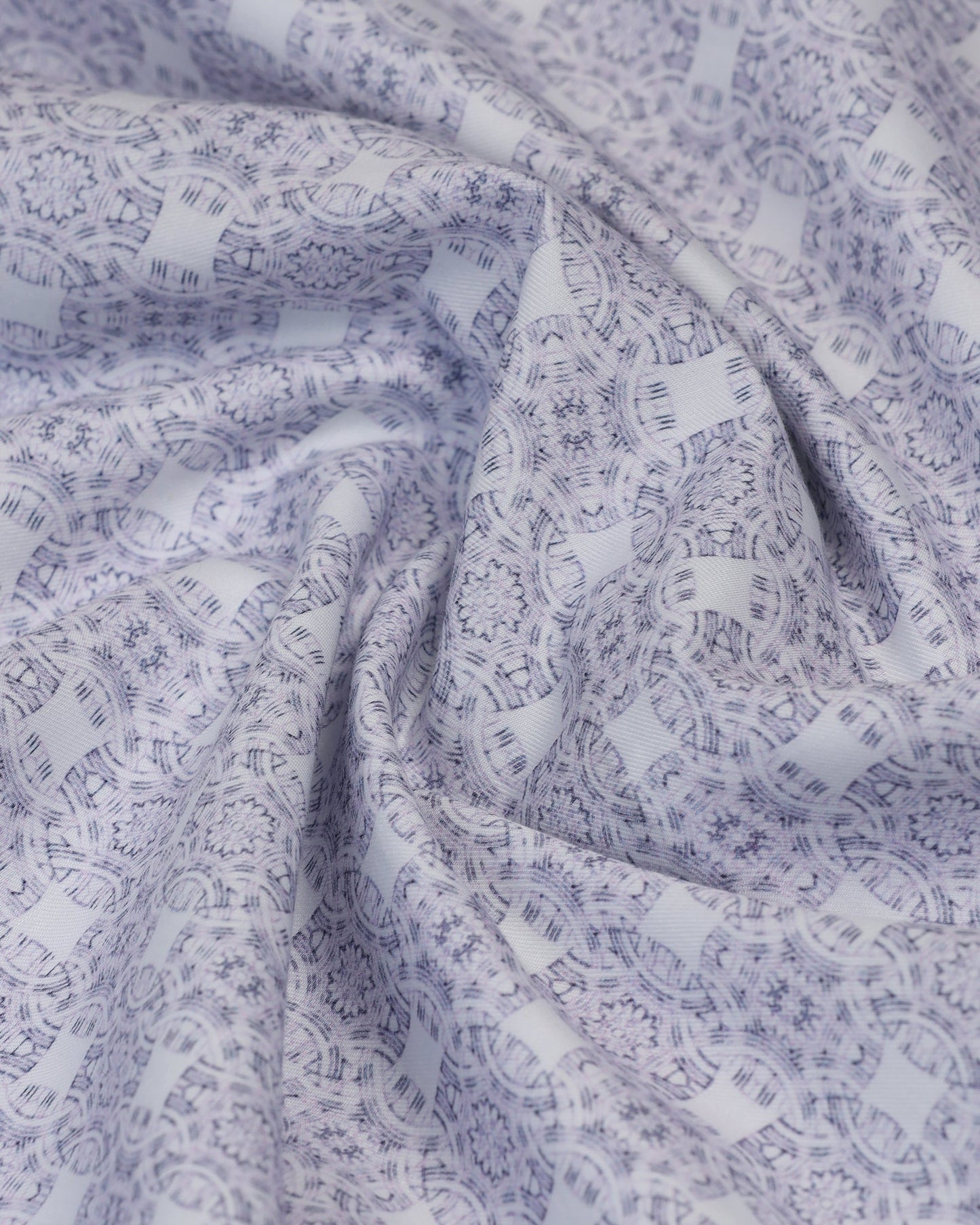 Formal Plum Printed Shirt - Drum