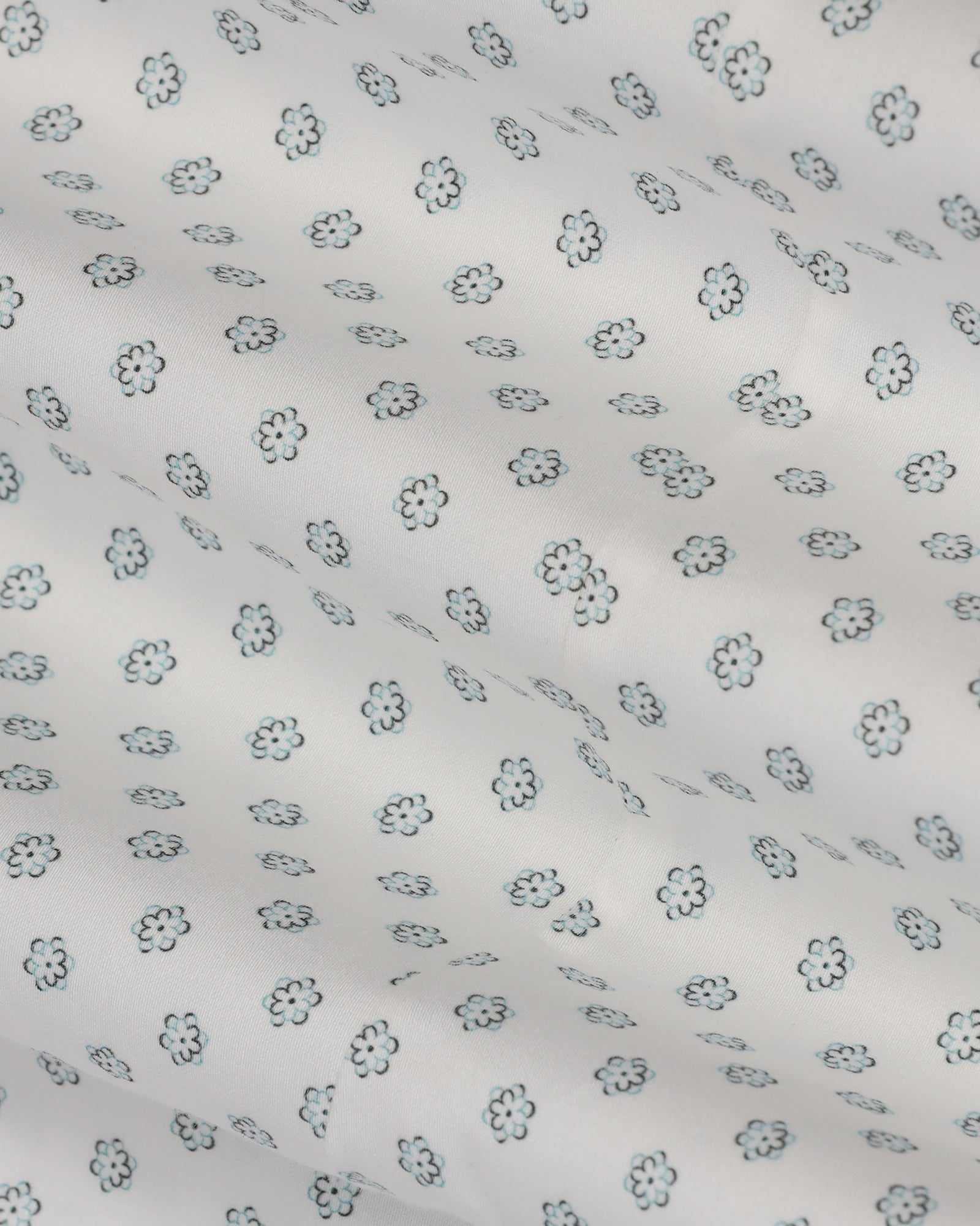 Formal White Printed Shirt - Title