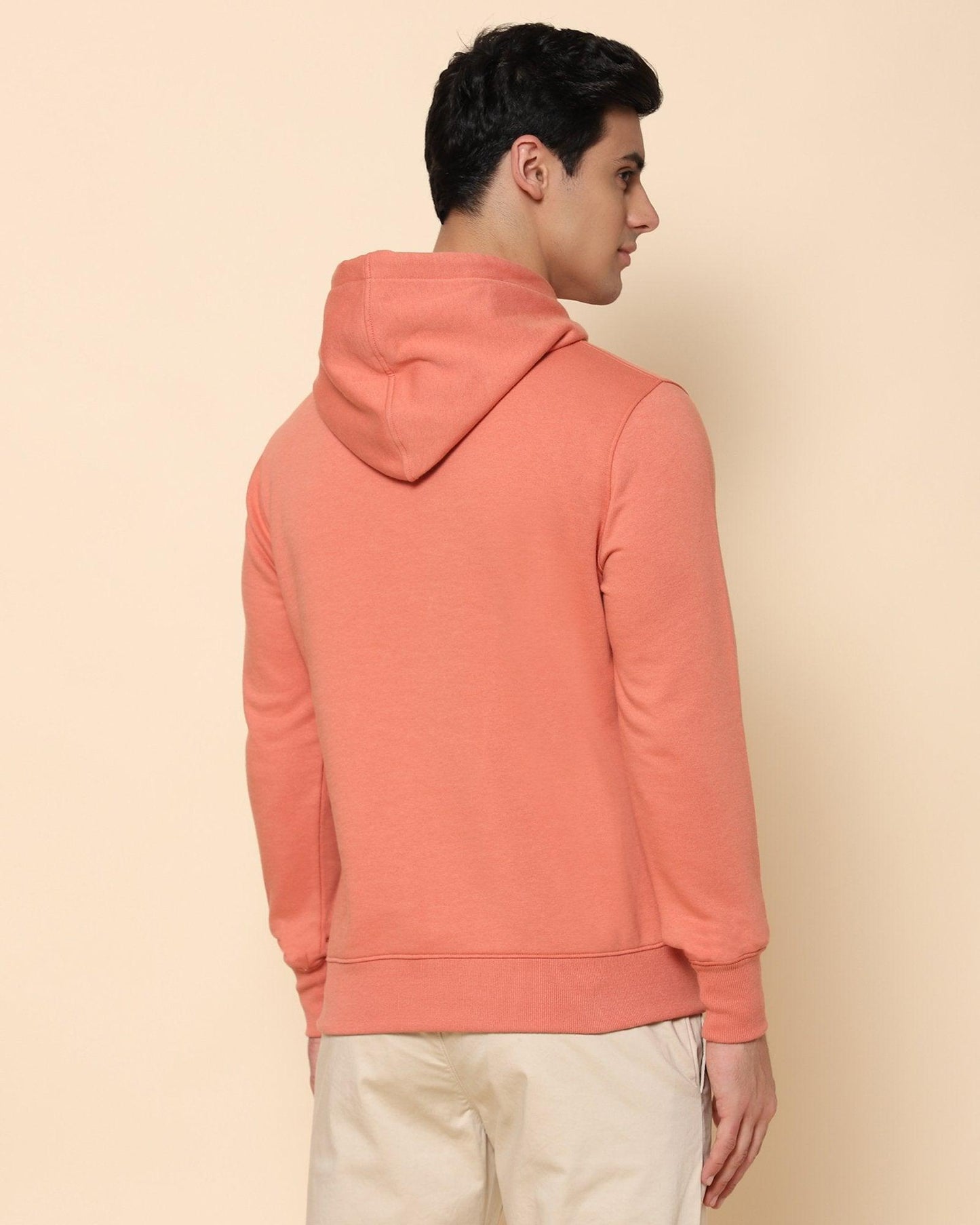 Freder Printed Logo Sweat Shirt In Orange - blackberrys-clothing