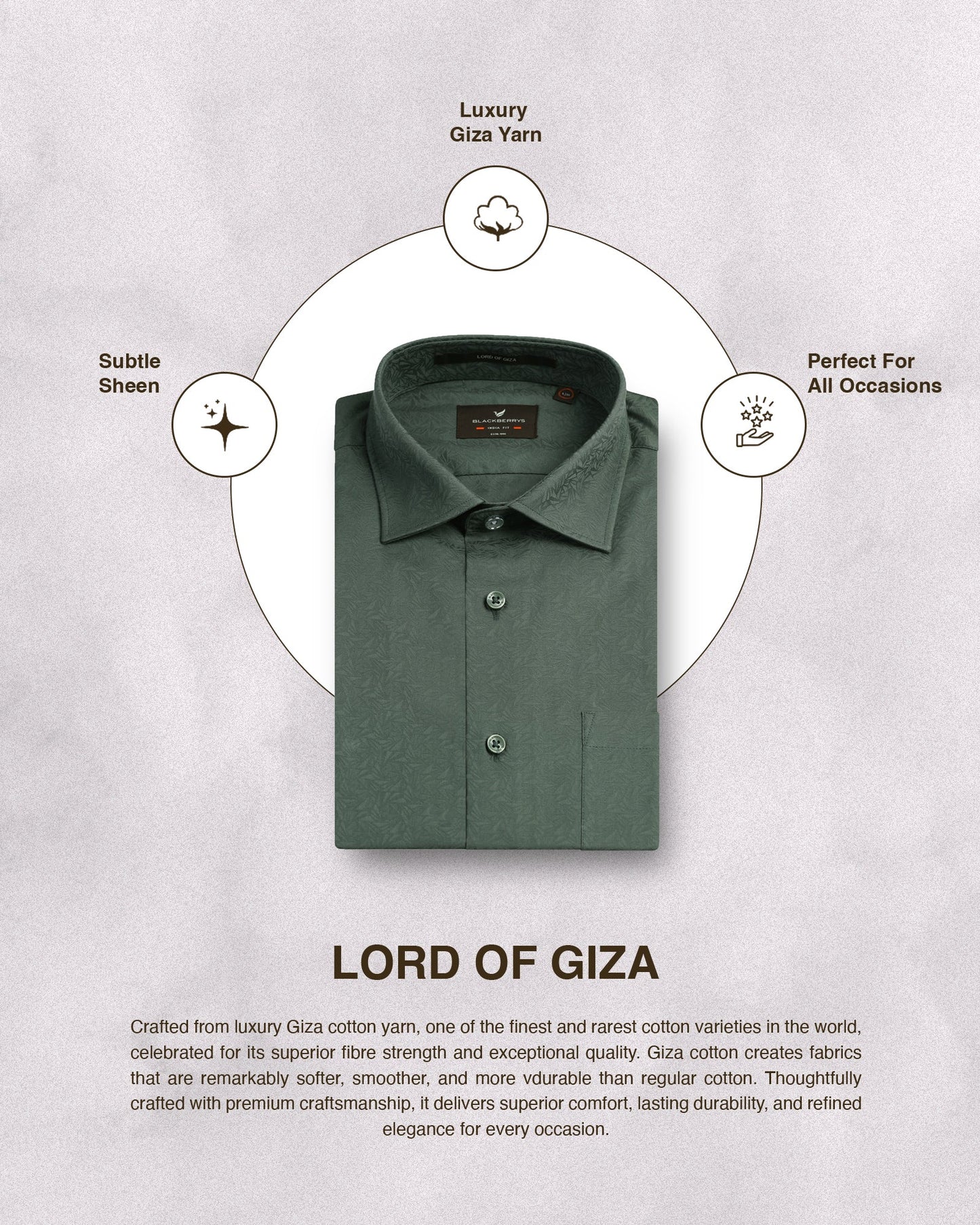 Green Jacquard Shirt - Romeo