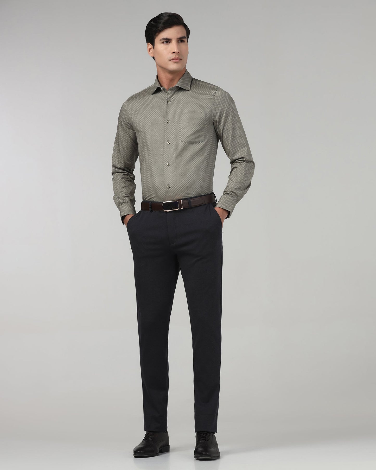 Green Printed Shirt - Alfonzo