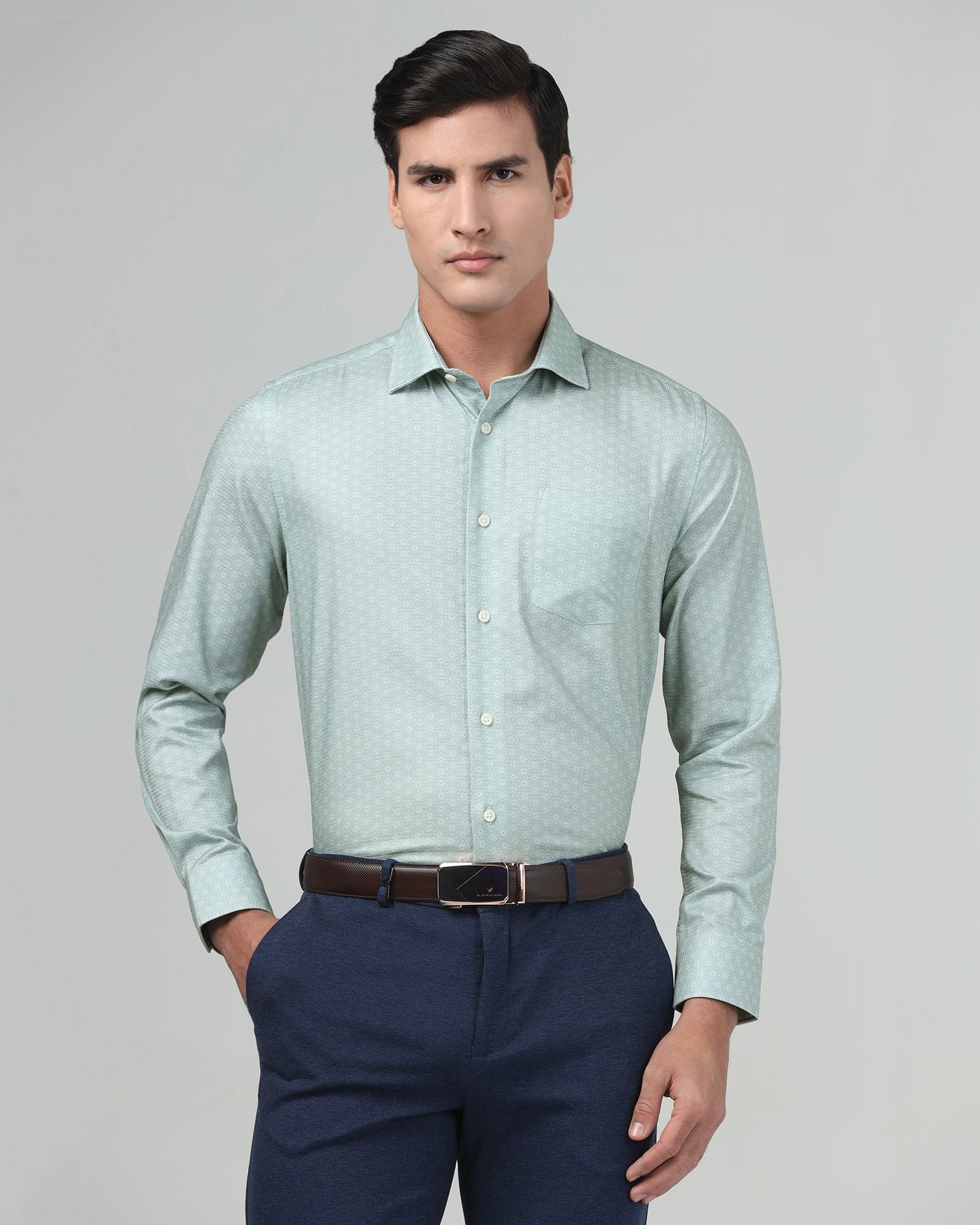 Green Printed Shirt - Anise