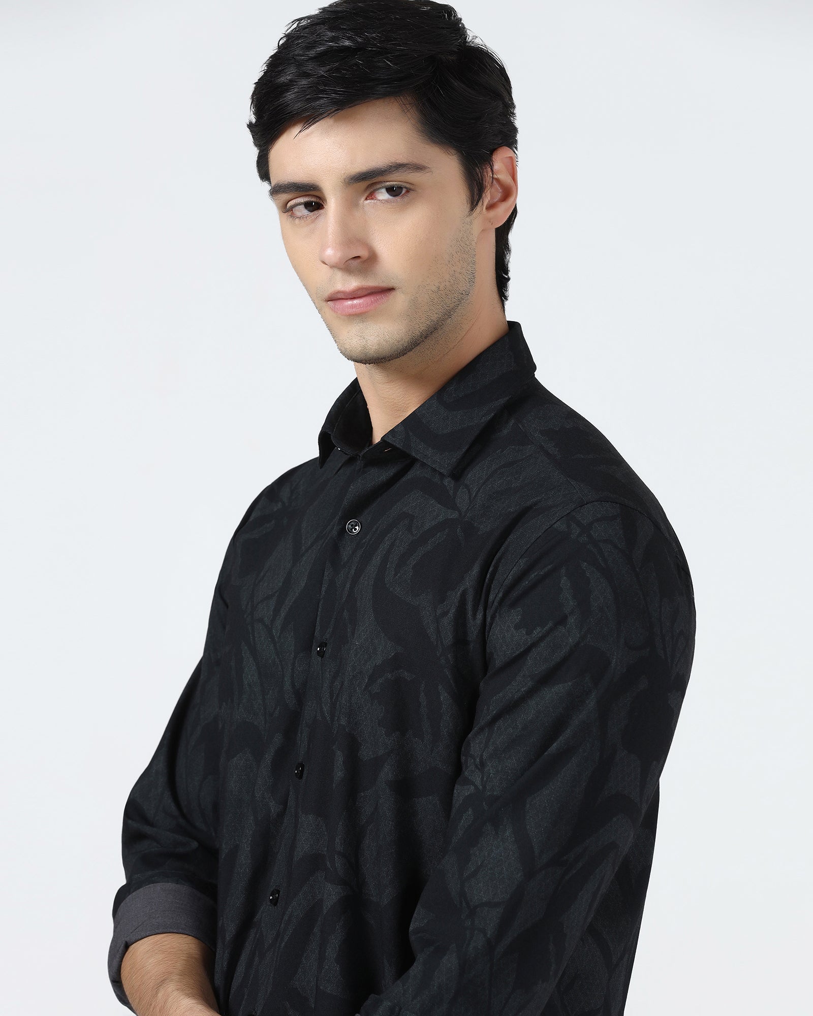 Green Printed Shirt - Tropika