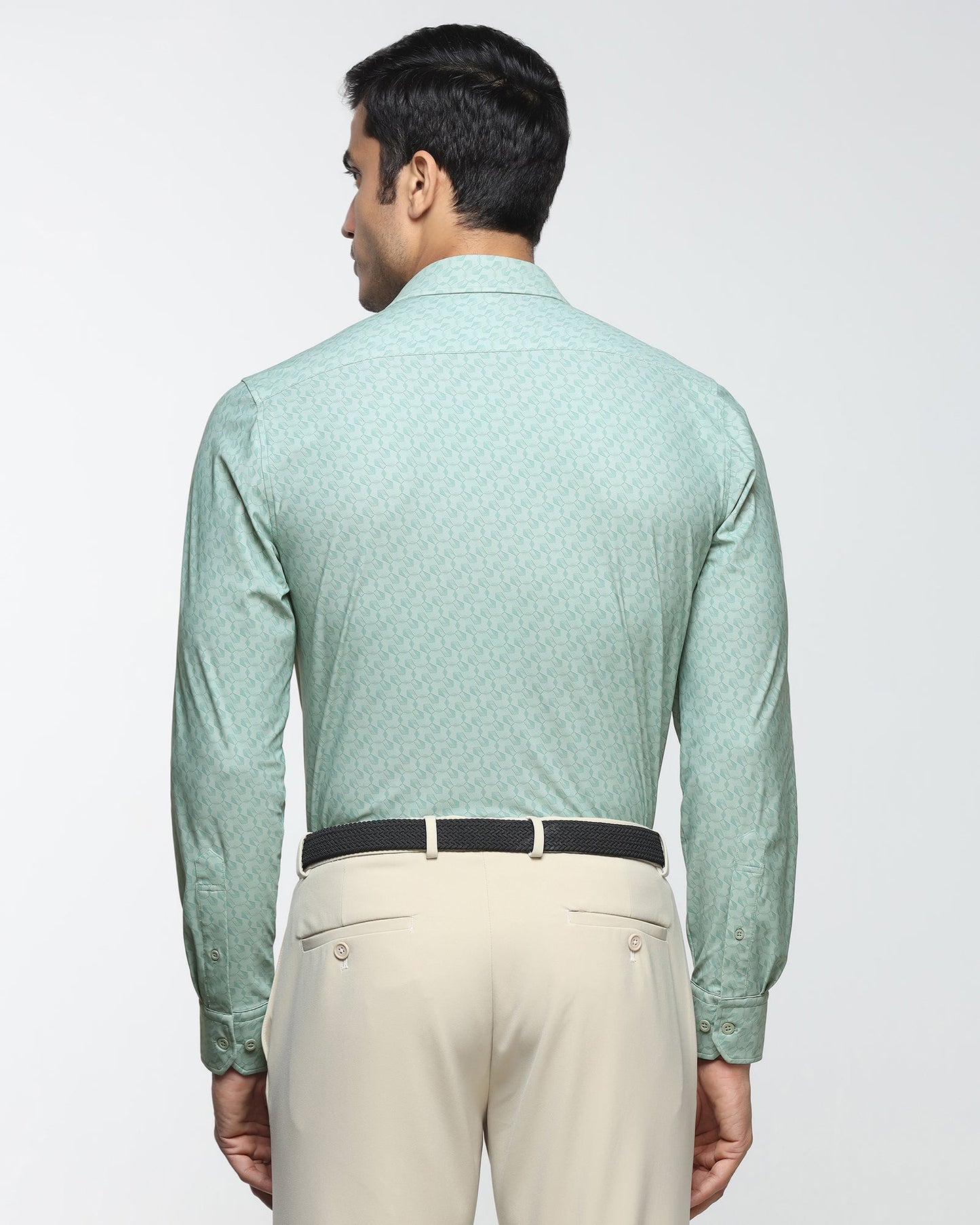 Green TechPro Printed Shirt - Graph