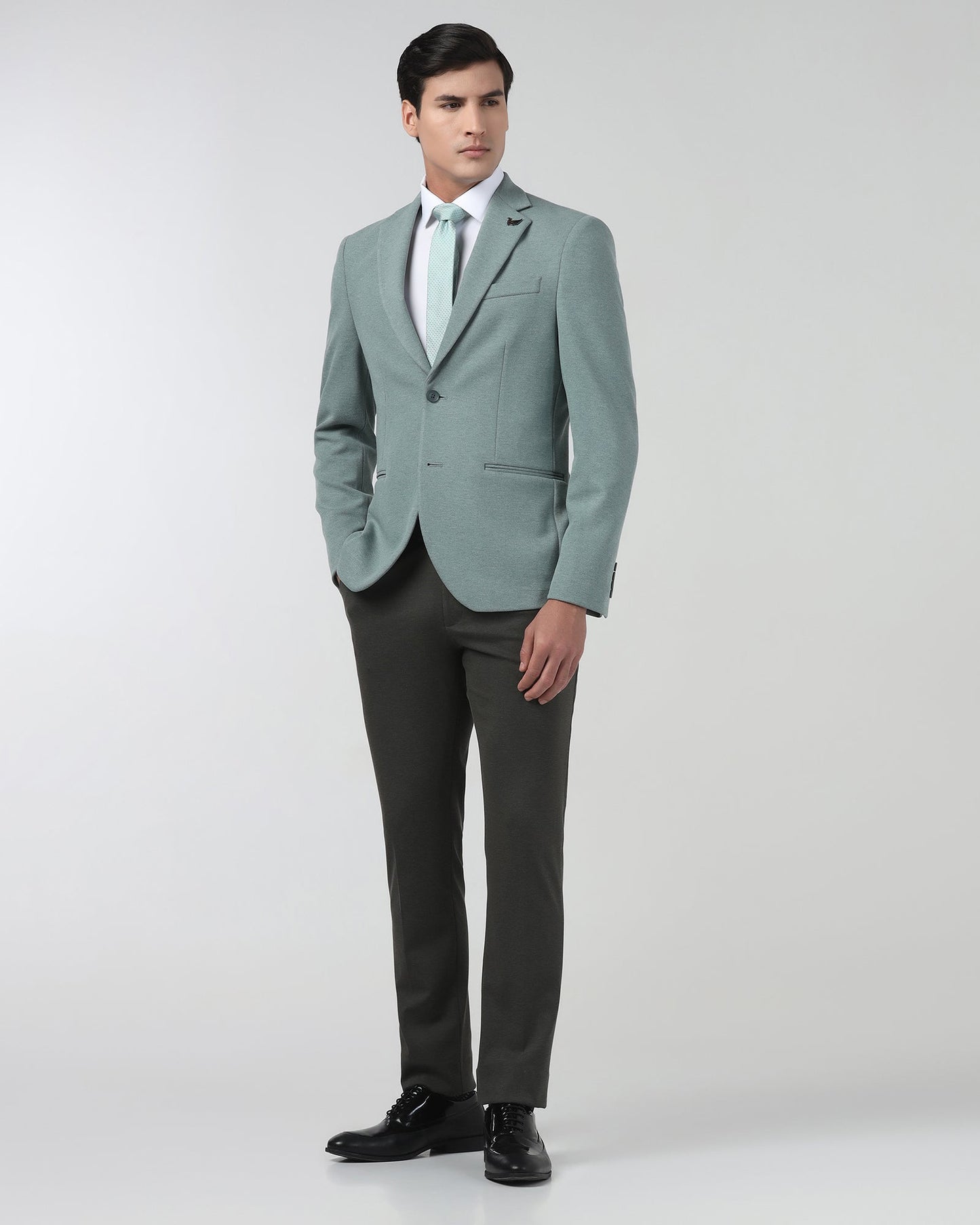 Green Textured Jacket - Gio