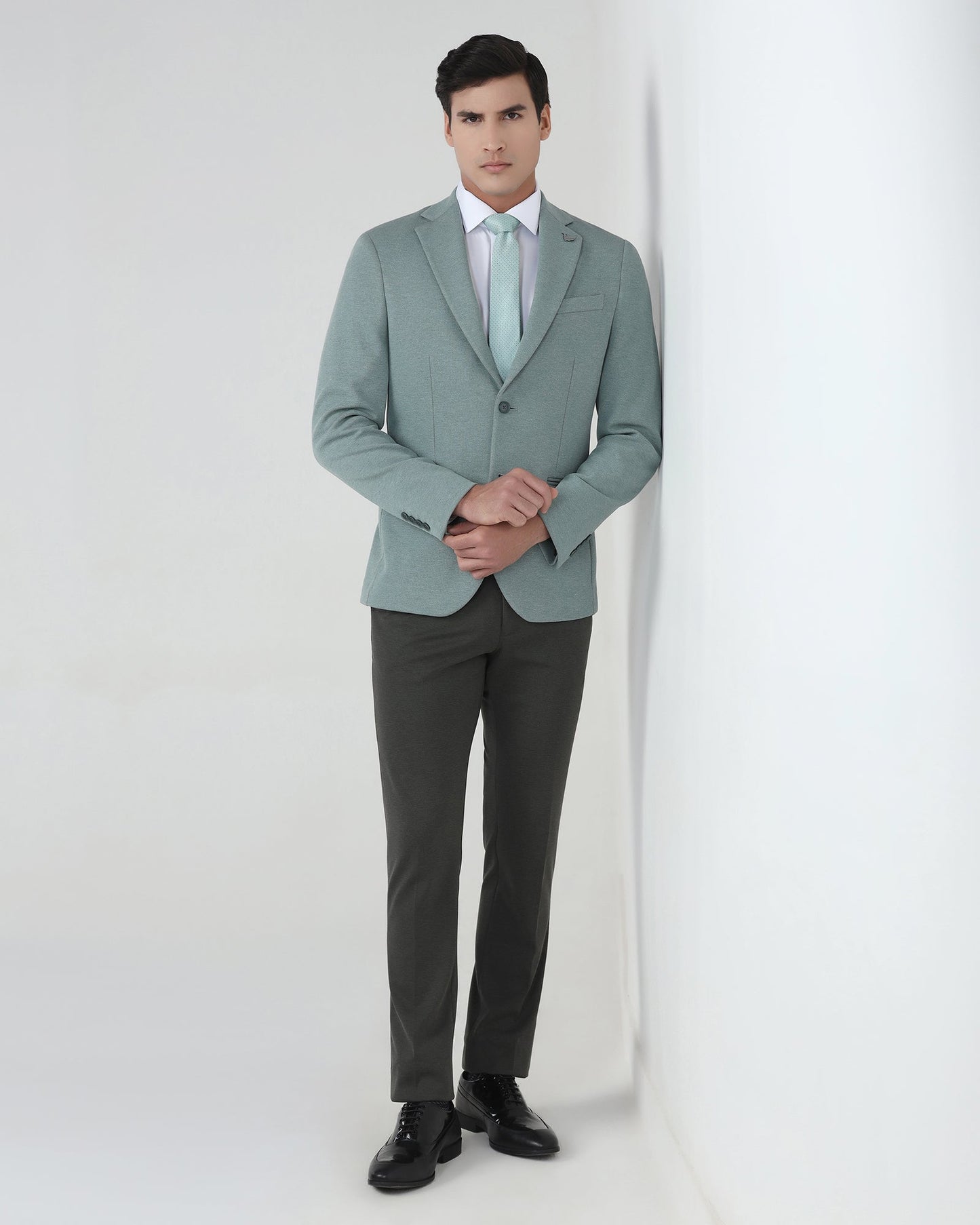 Green Textured Jacket - Gio