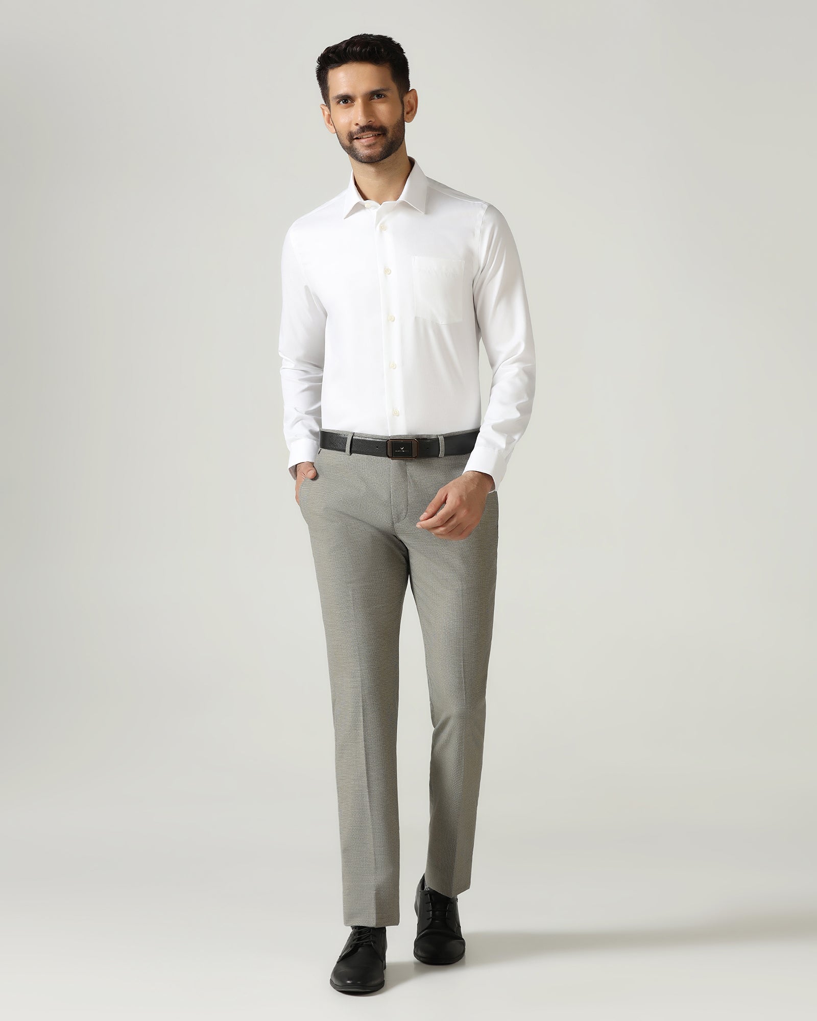 Green Textured Trouser - Cuba
