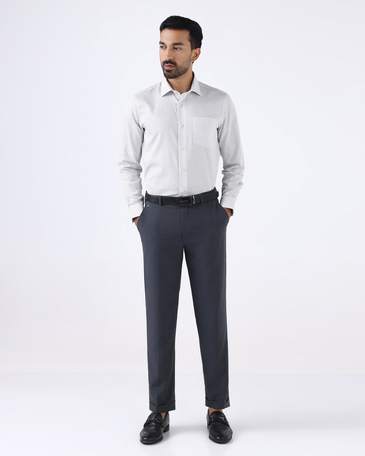 Grey Check Shirt - Dennis