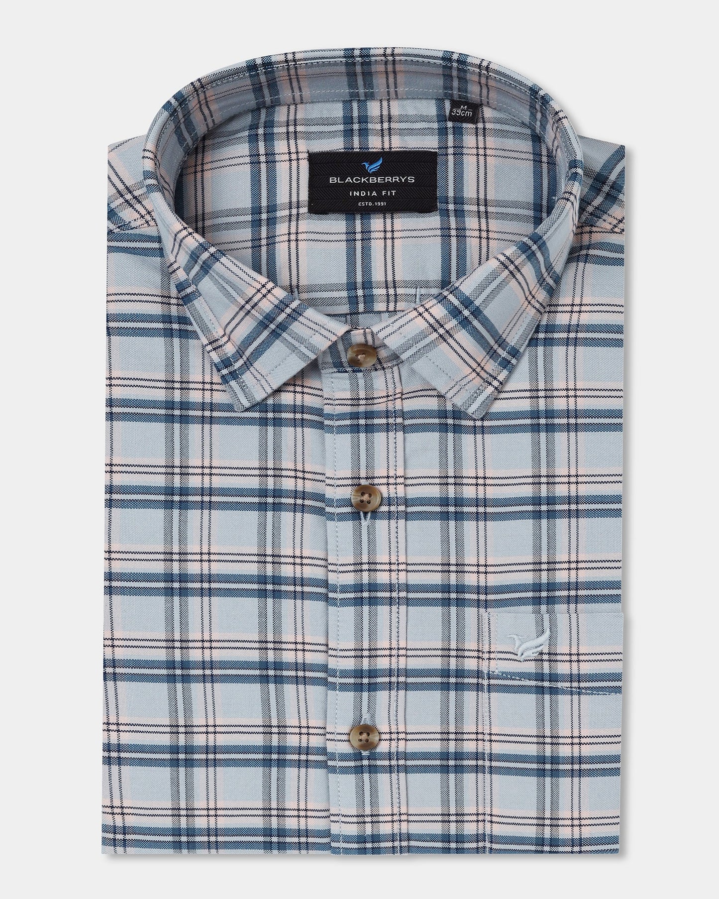 Grey Check Shirt - Valento