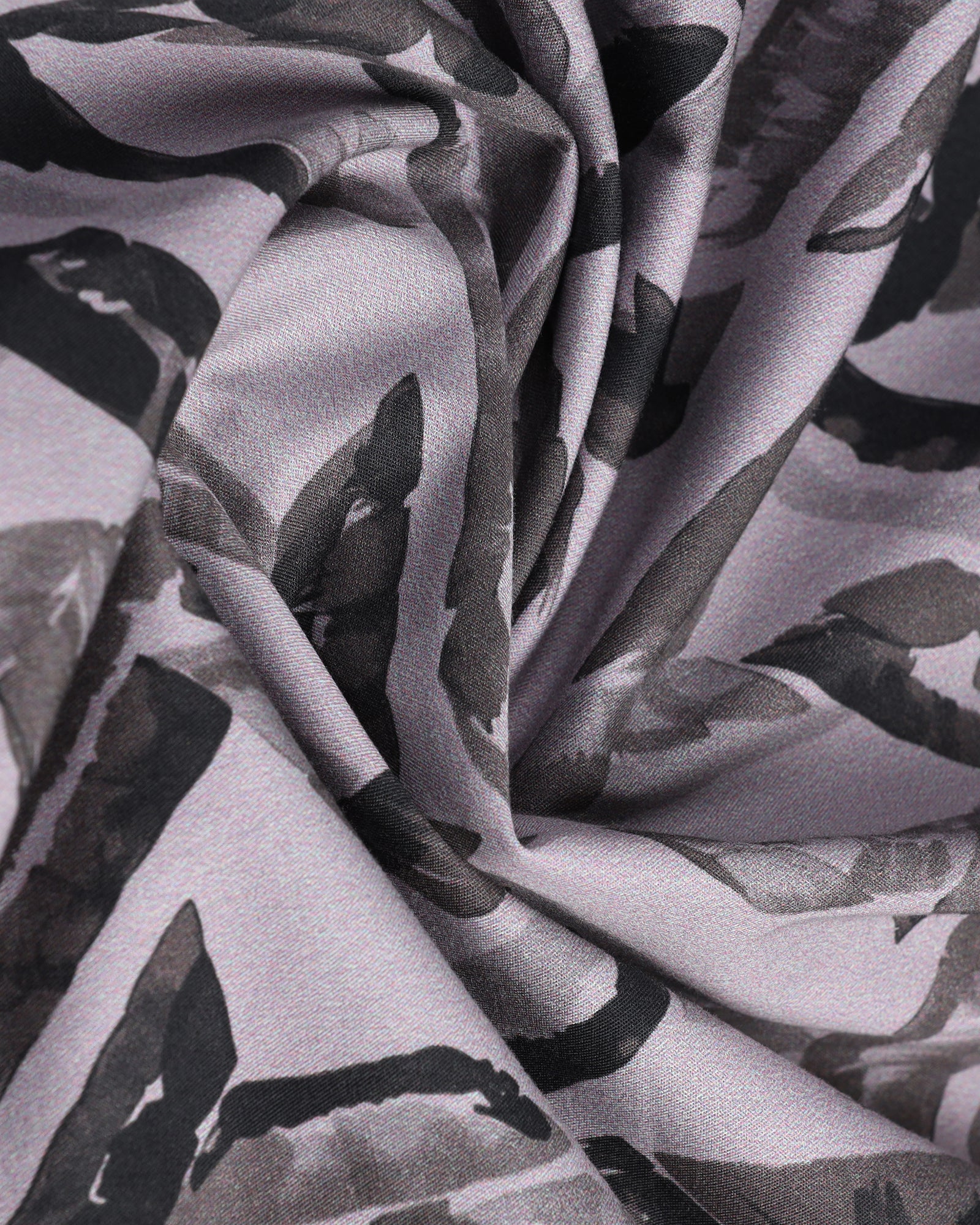 Grey Half Sleeve Printed Shirt - Volmer