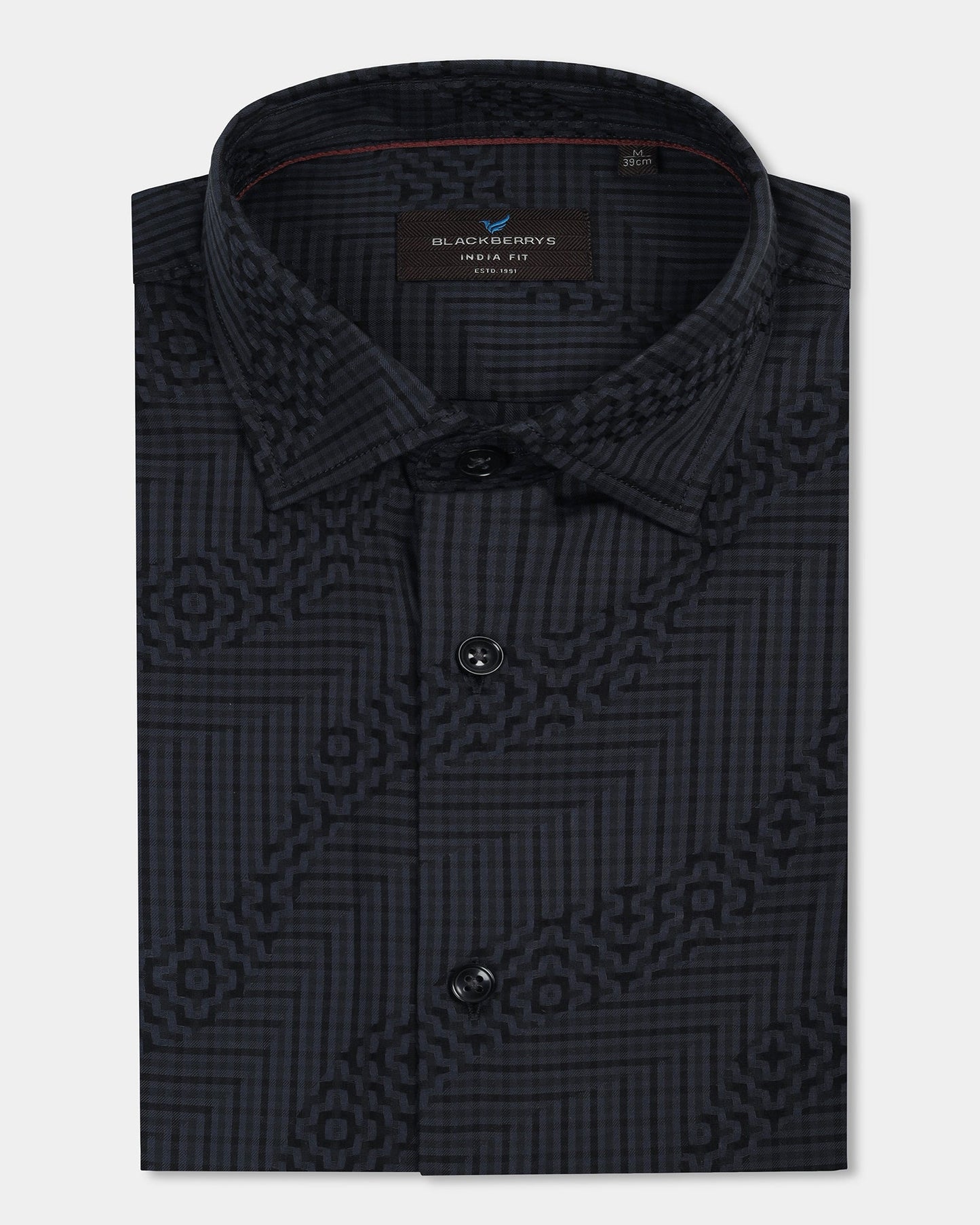 Grey Jacquard Shirt - Neol
