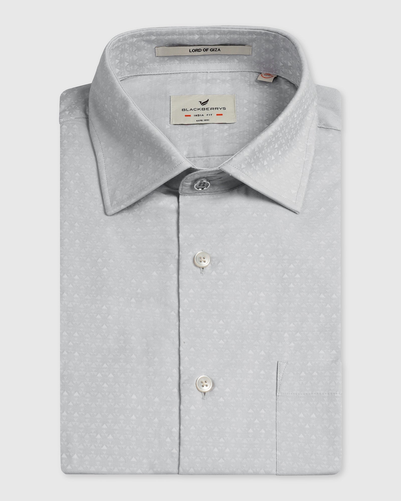 Grey Jacquard Shirt - Rile