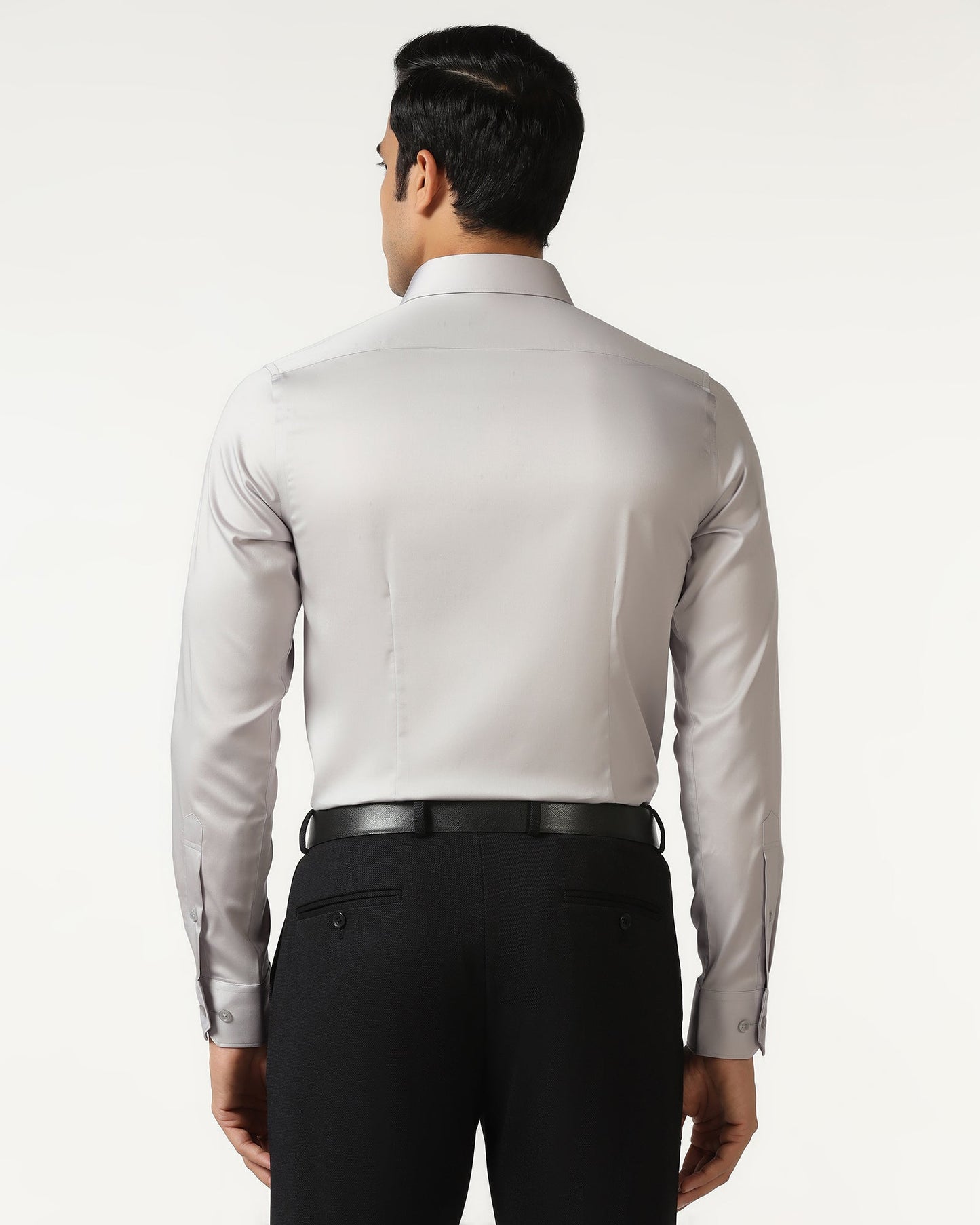 Grey Non Iron Solid Shirt - Sailor