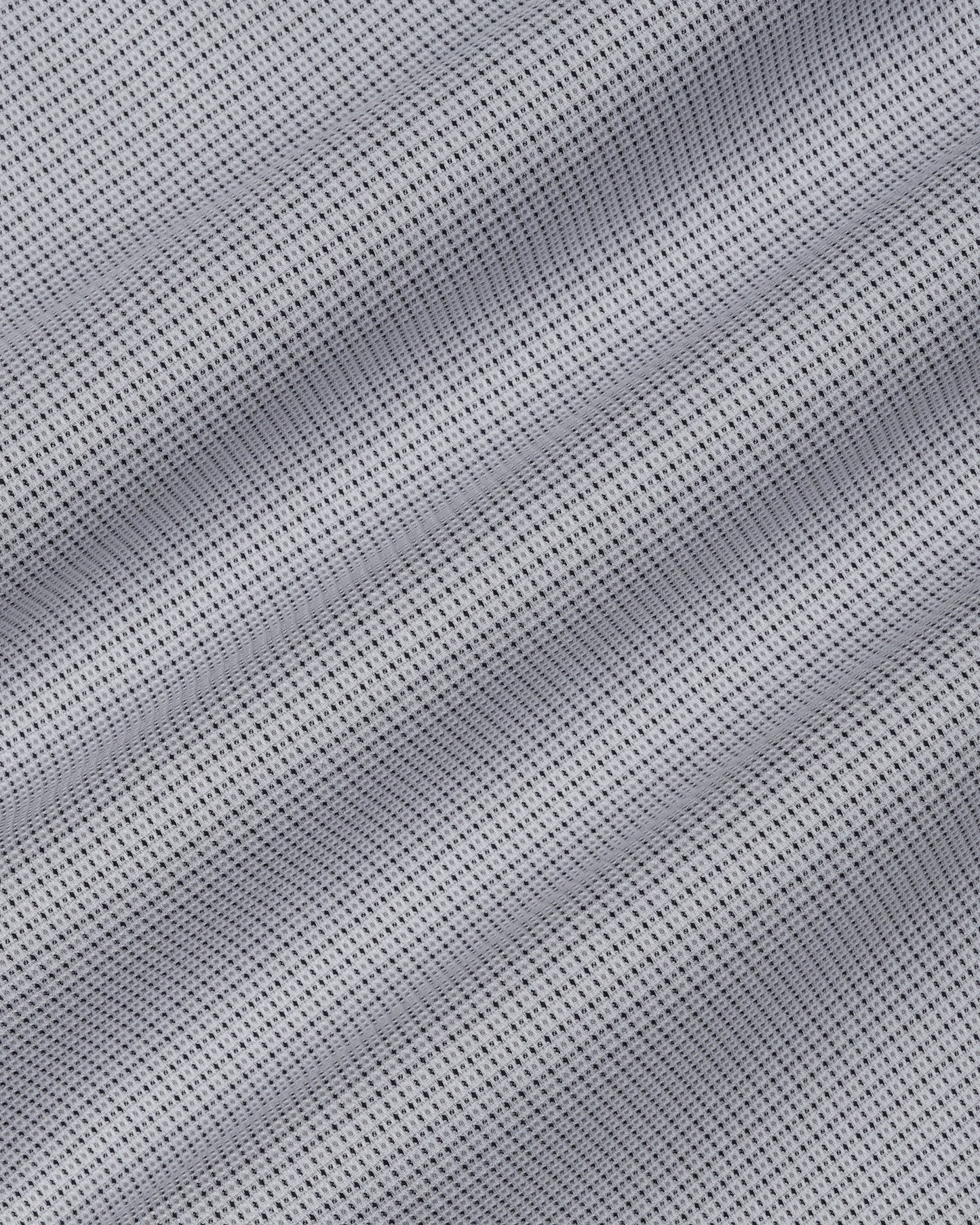 Grey Non Iron Textured Shirt - Ethan