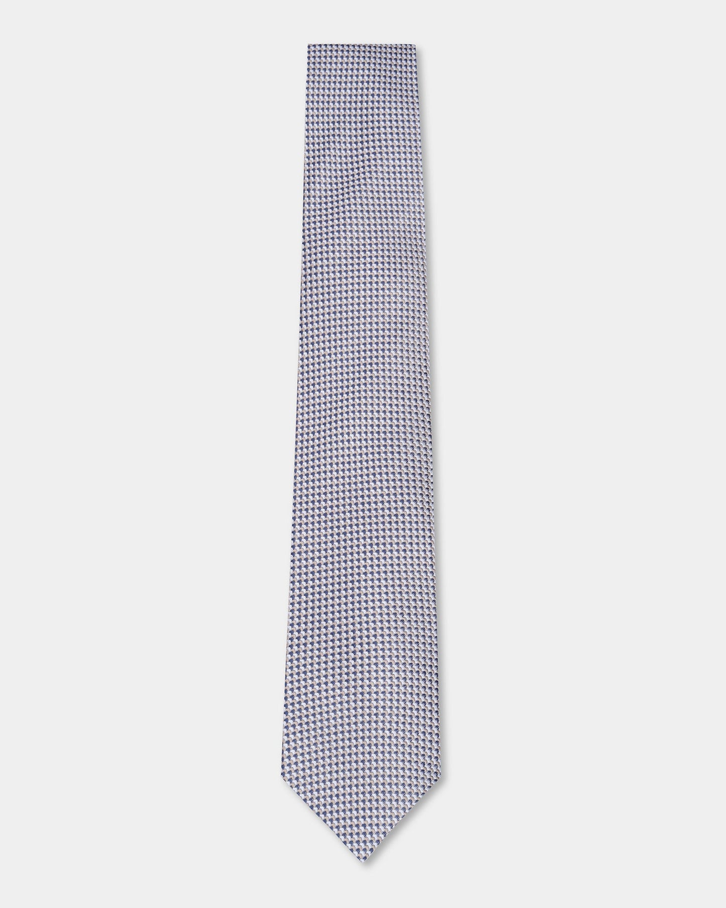Grey Silk Jacquard Tie - Alba