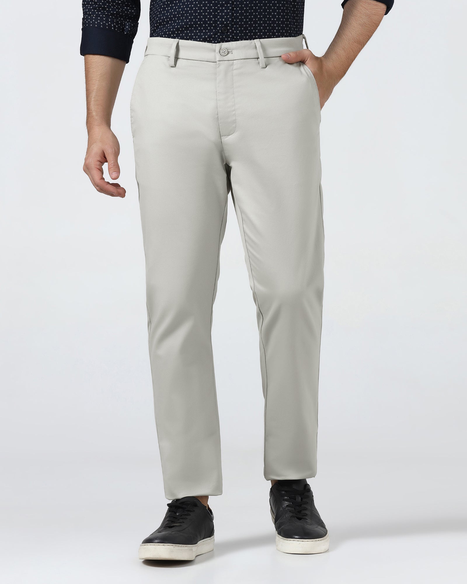 Grey Solid Khaki - Elm