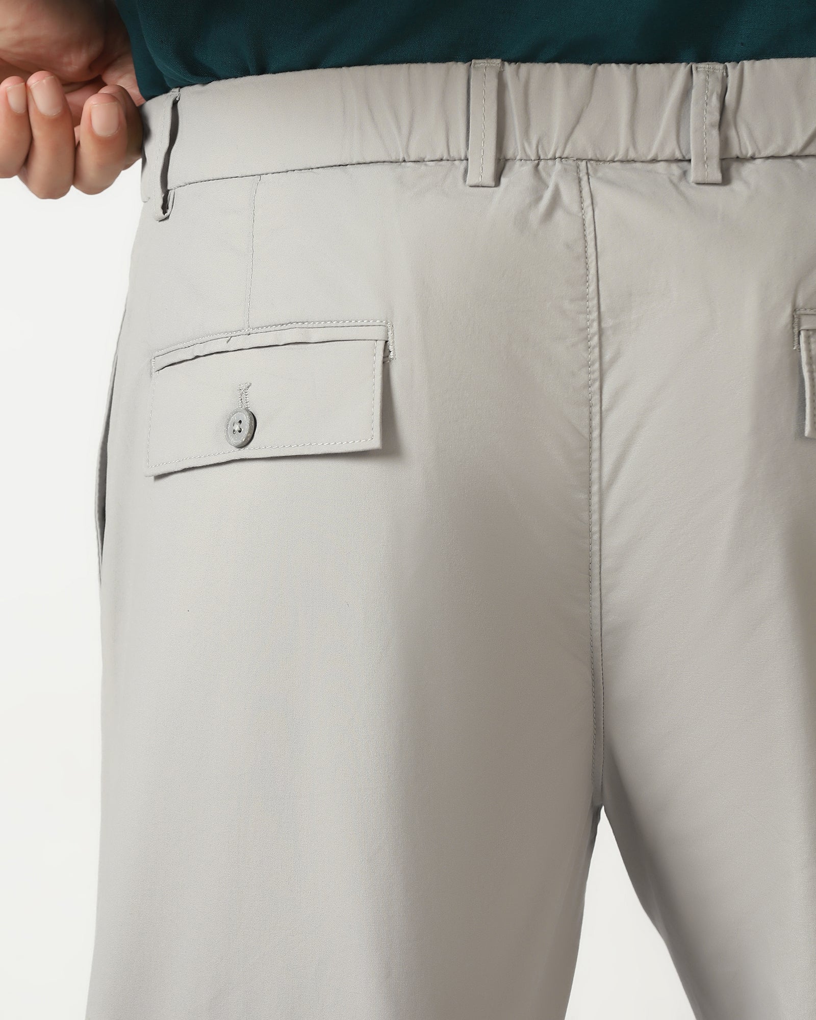 Grey Solid Khakis - Taurus