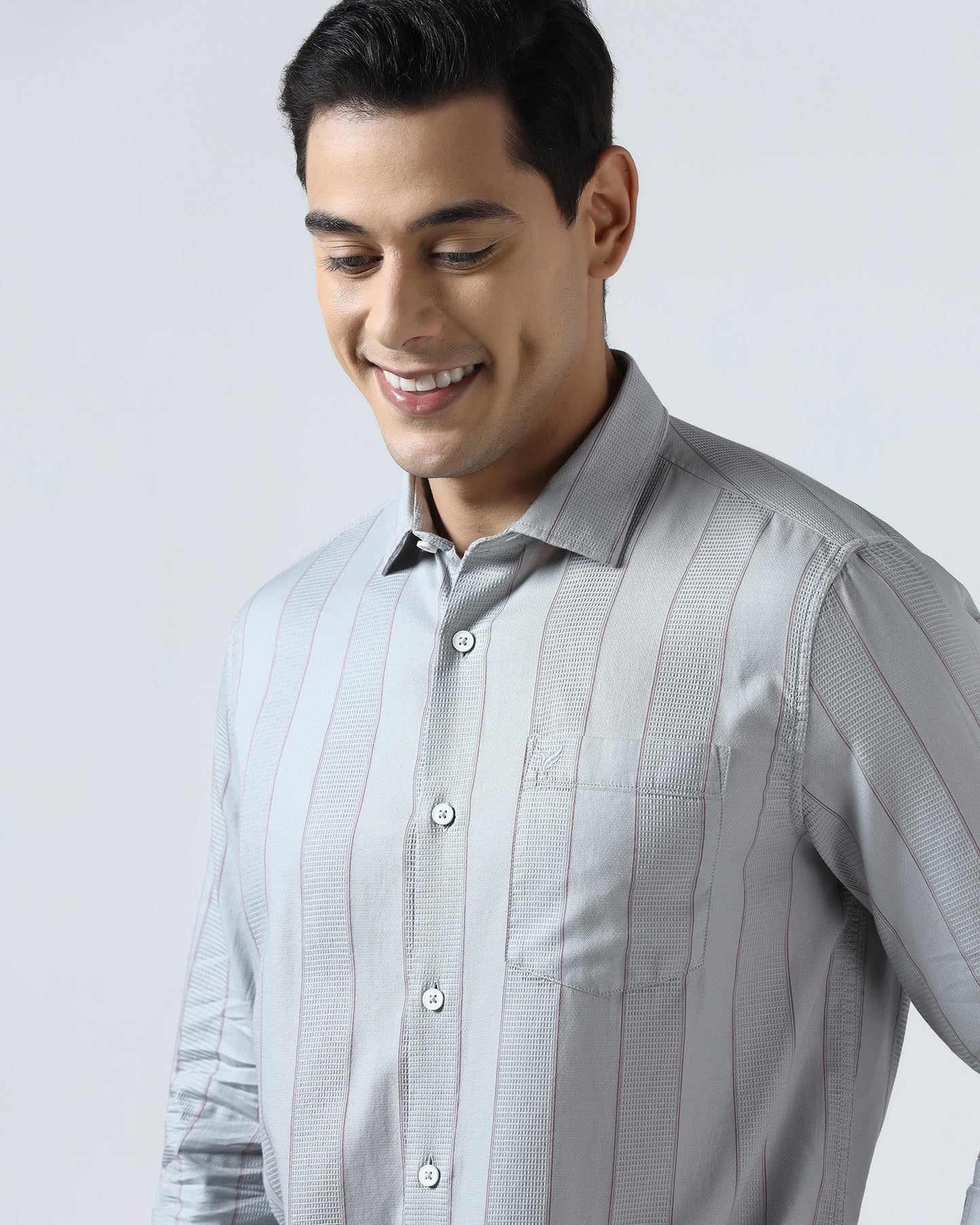Grey Stripe Shirt - Sabel