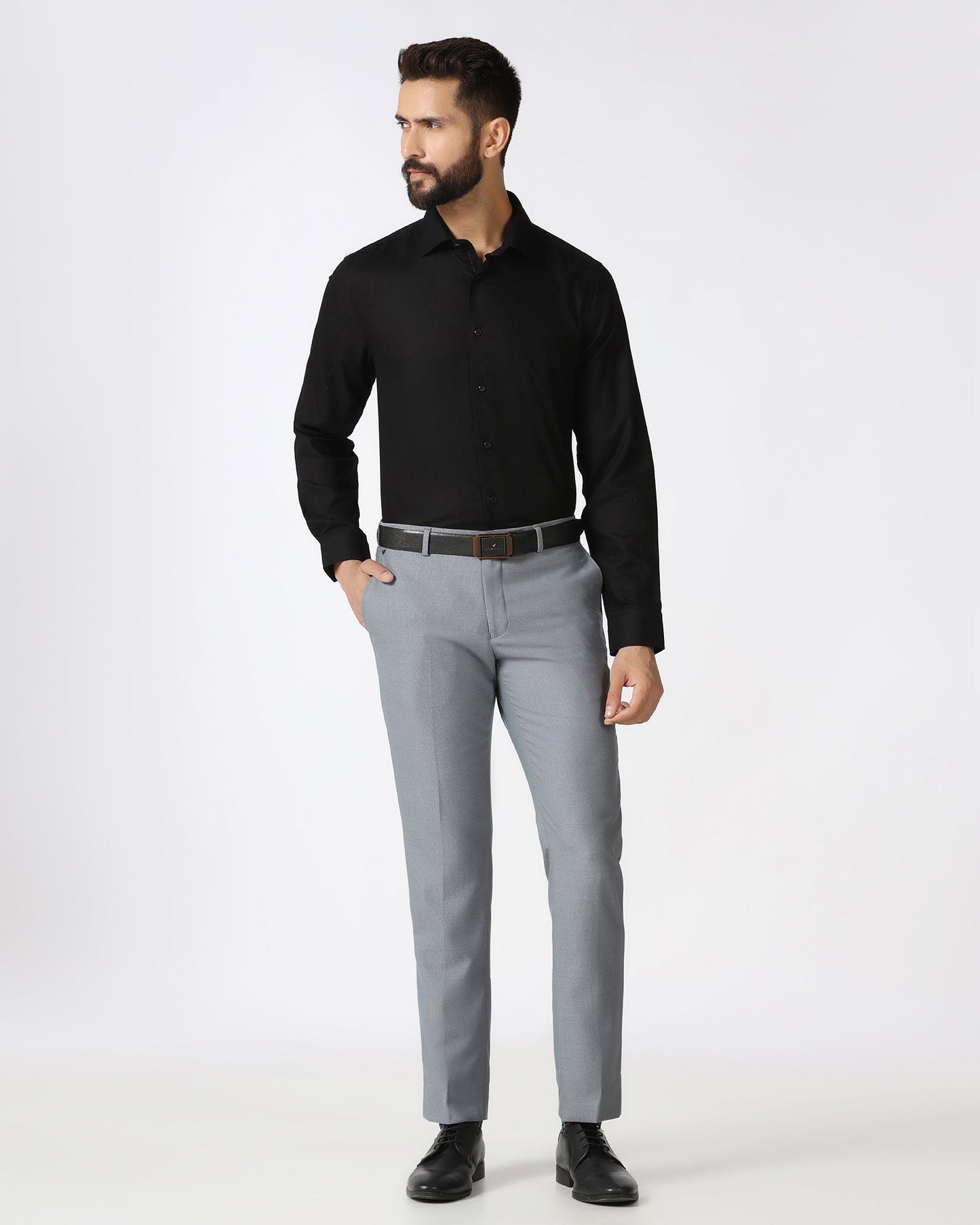 Grey Stripe Trouser - Sula