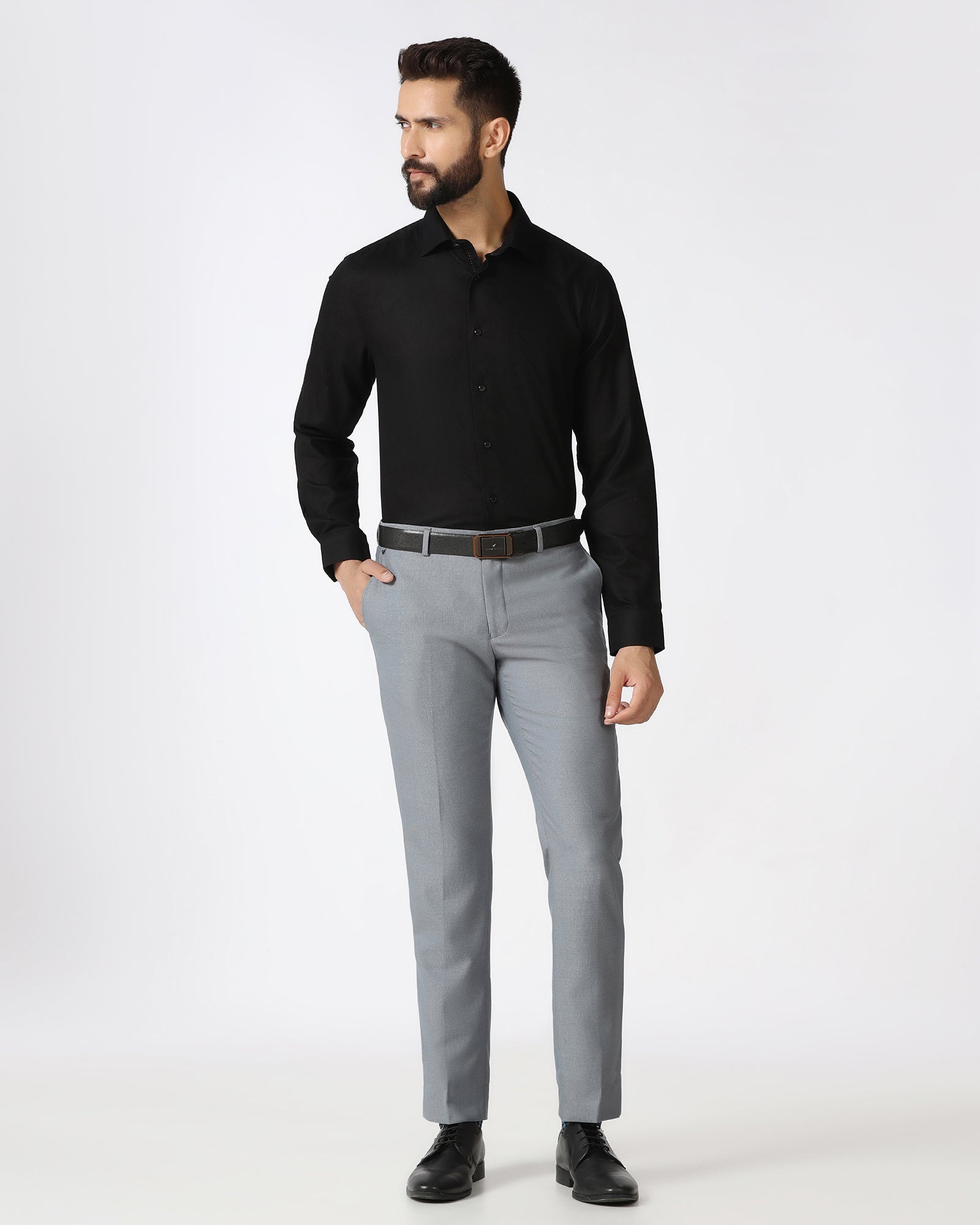 Grey Stripe Trouser - Sula