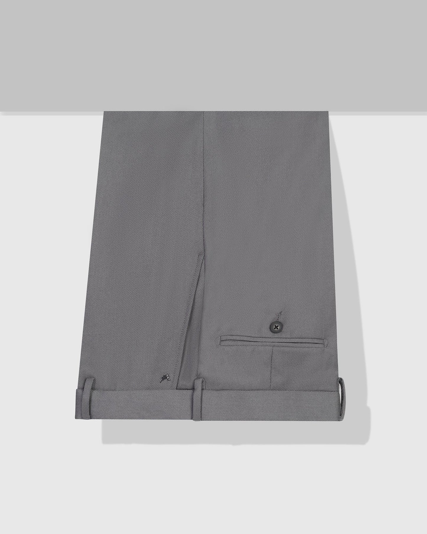 Grey Technowaist Textured Trouser - Hennessy