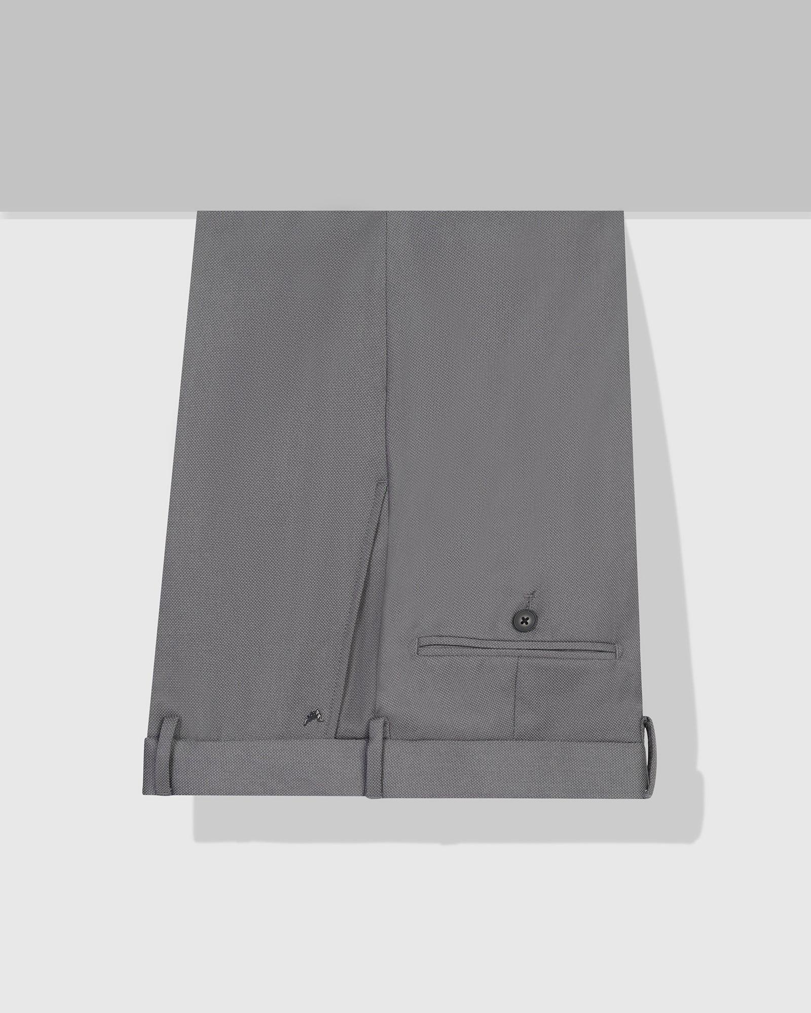 Grey Technowaist Textured Trouser - Hennessy