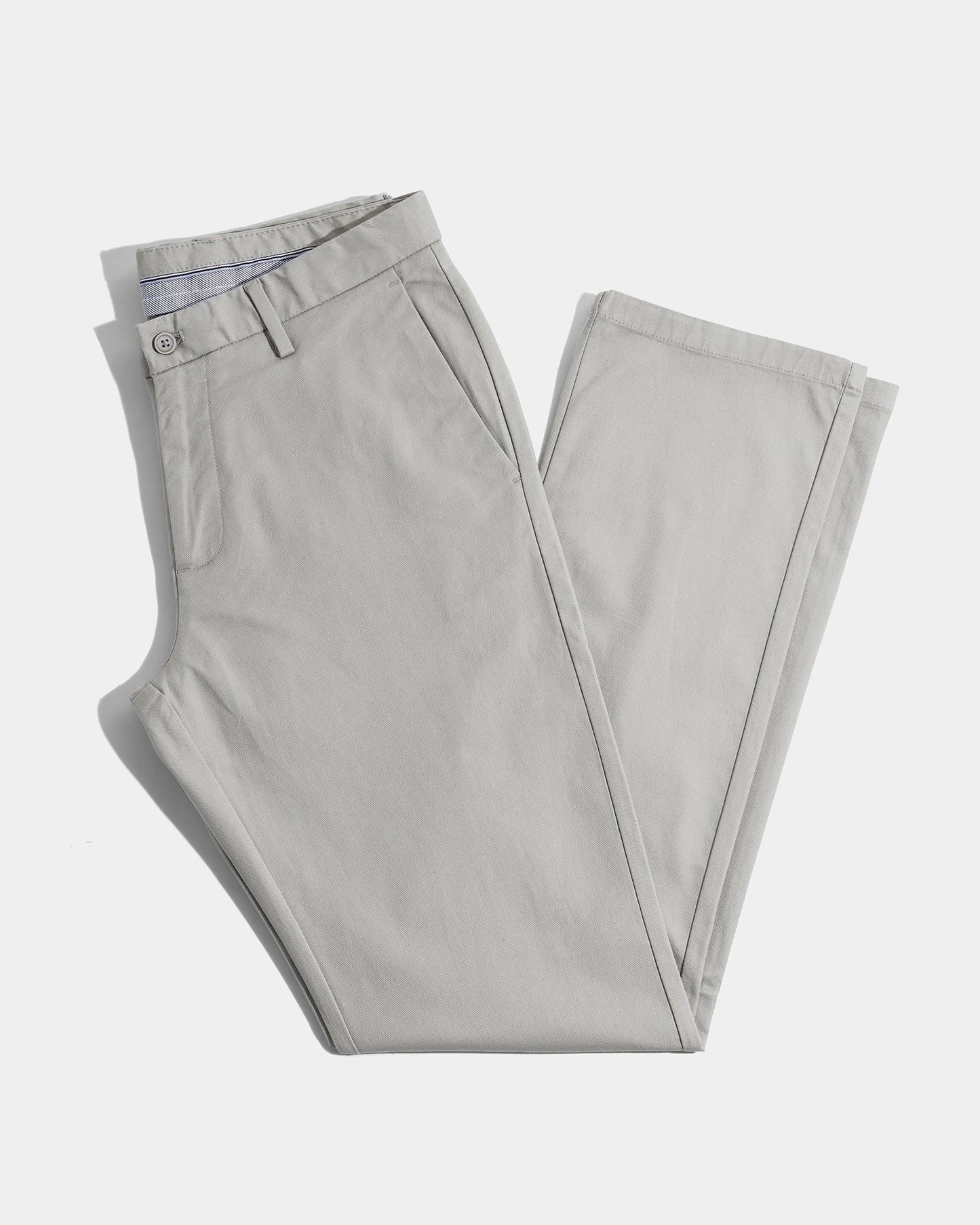 Grey Textured Khakis - Ibis