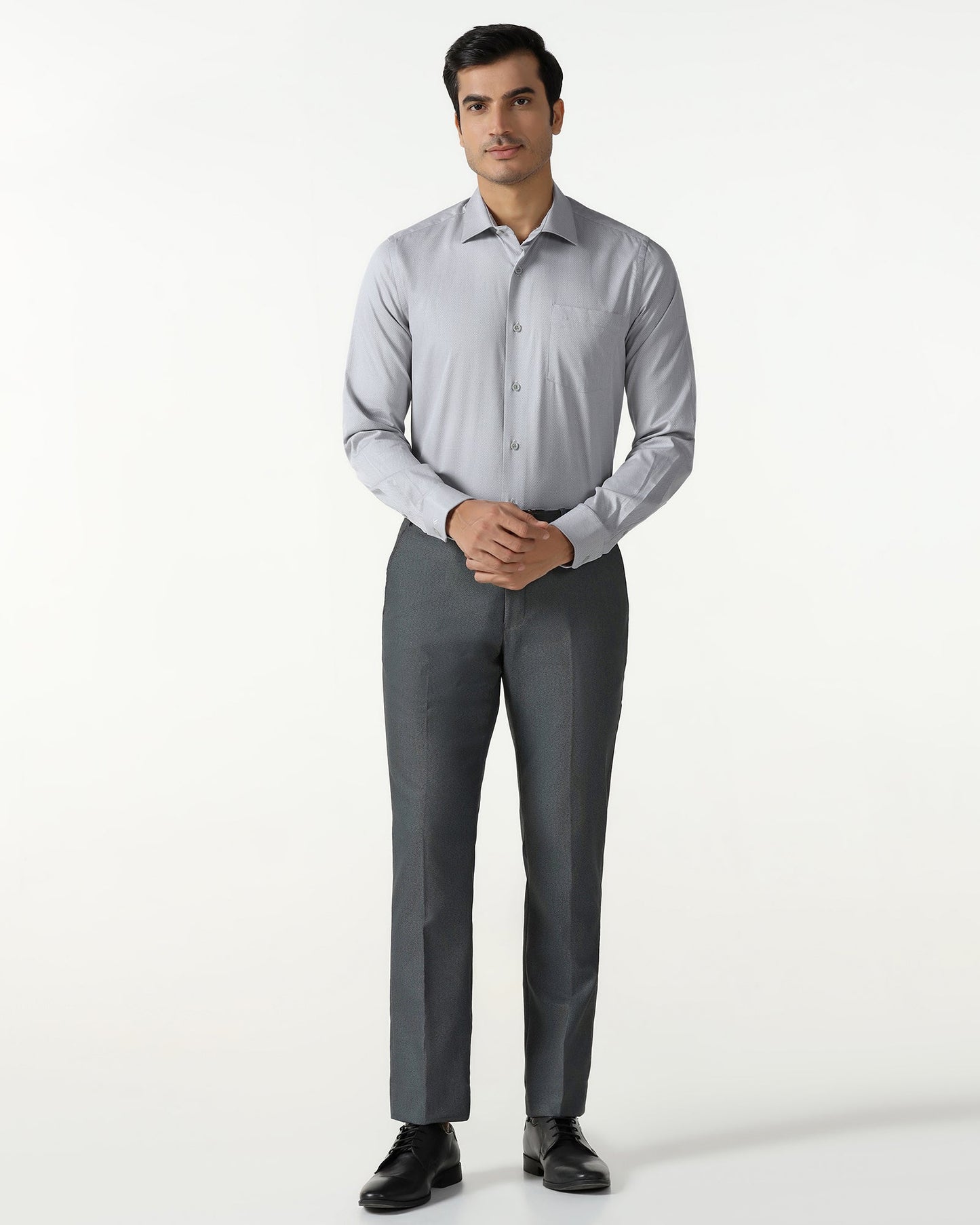Grey Textured Shirt - Ryan