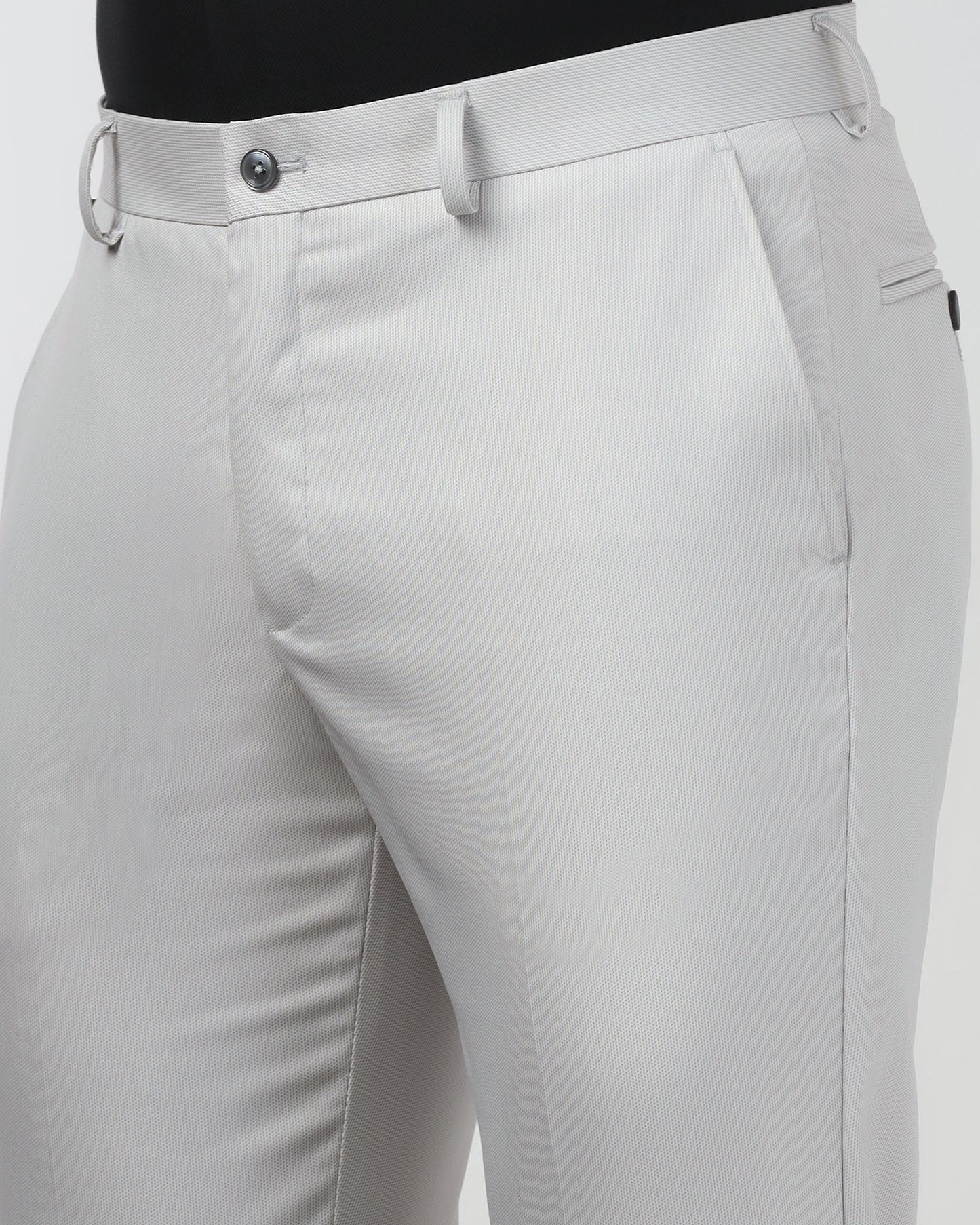 Grey Textured Trouser - Kylian