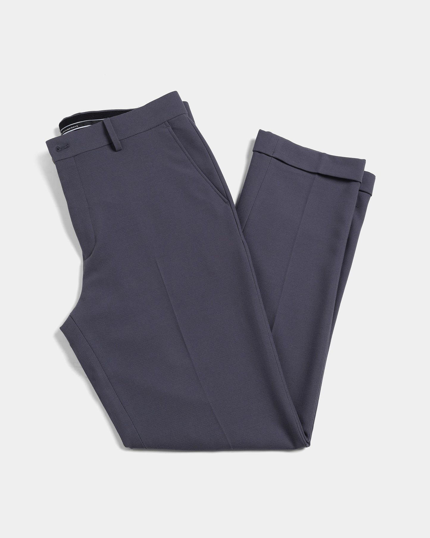 Grey Textured Trouser - Palmer