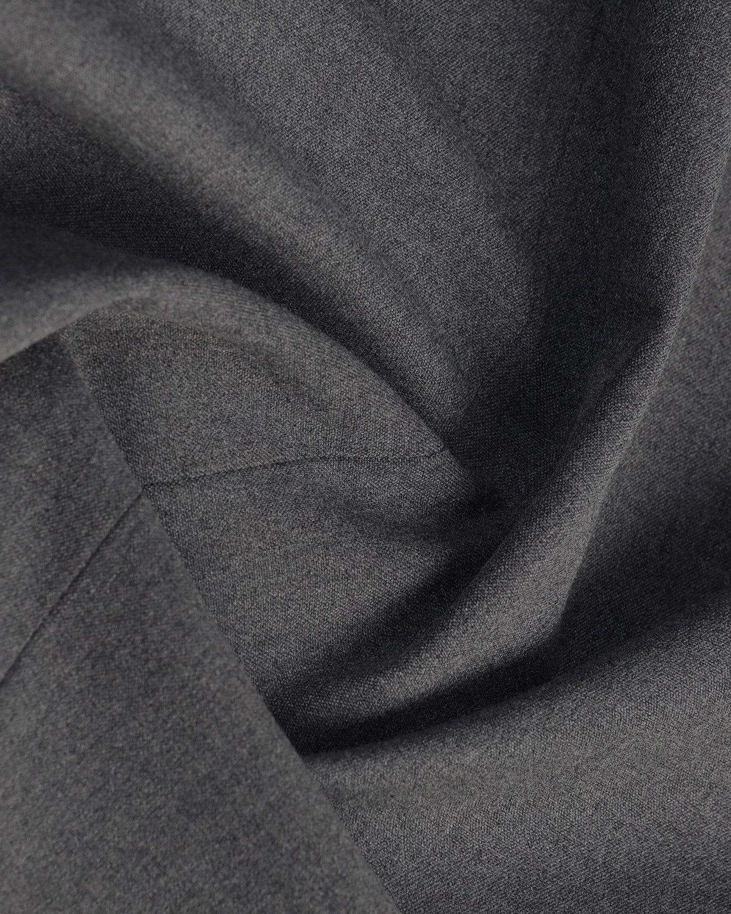 Grey Two Piece Solid Suit - Tenor
