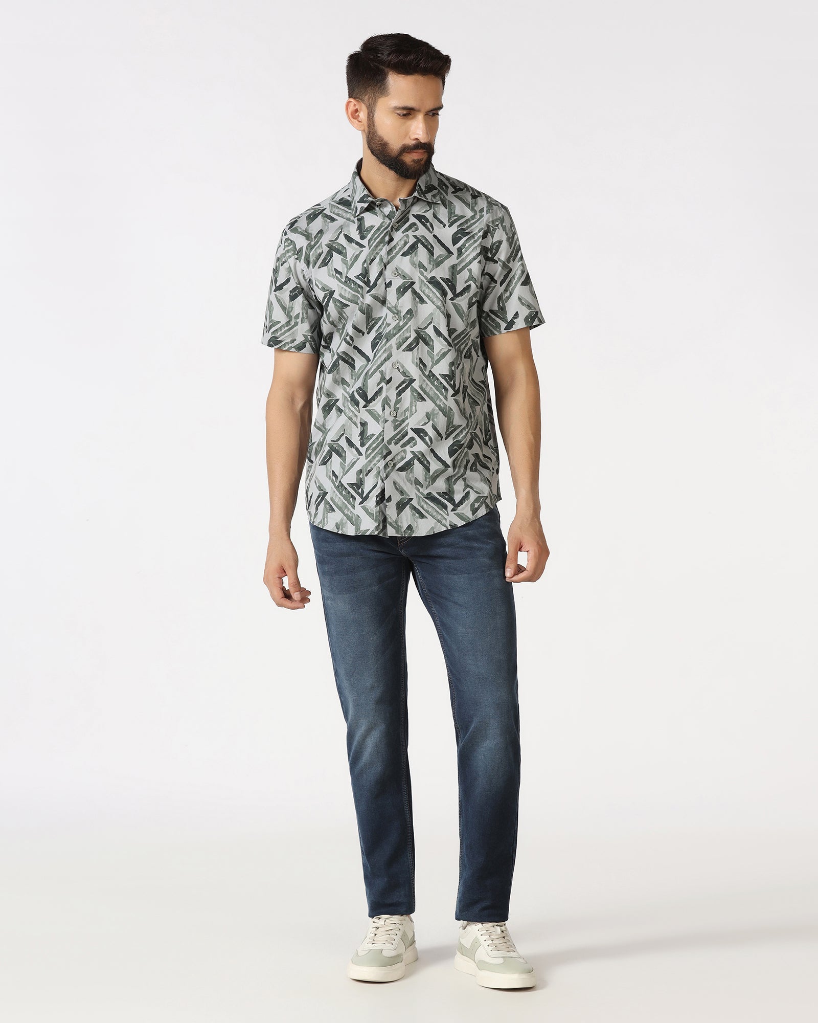 Indigo Super Clean Slim Fit Jeans - Rios