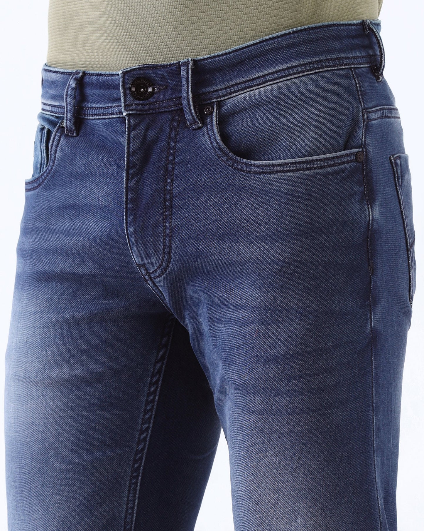 Indigo Superflex Slim Comfort Jeans - Angelo