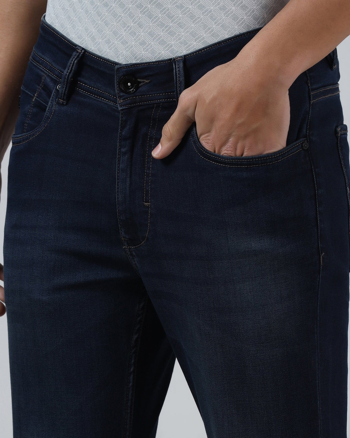 Indigo Superflex Slim Comfort Jeans - Colter