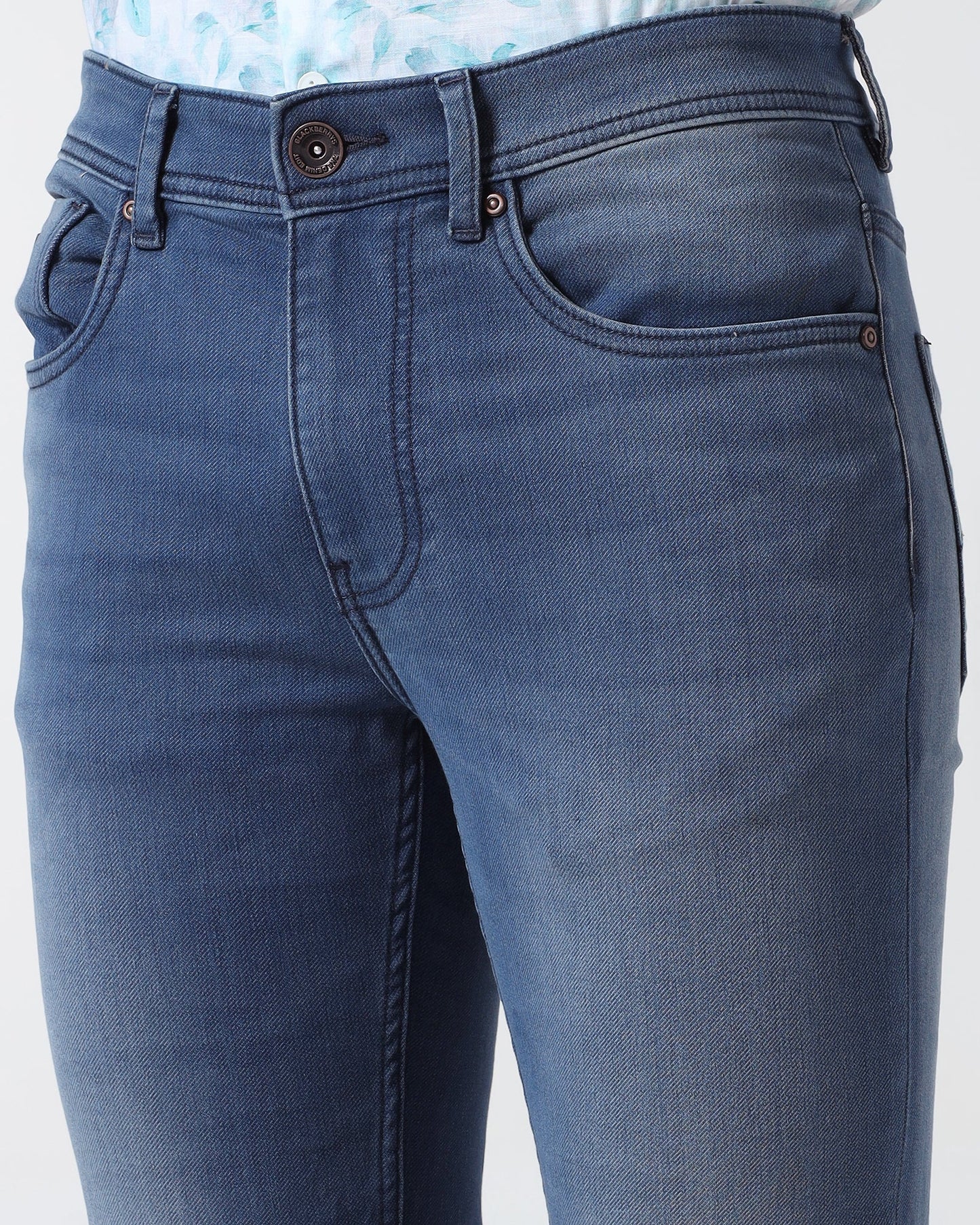 Indigo Ultrasoft Slim Fit Jeans - Leonel