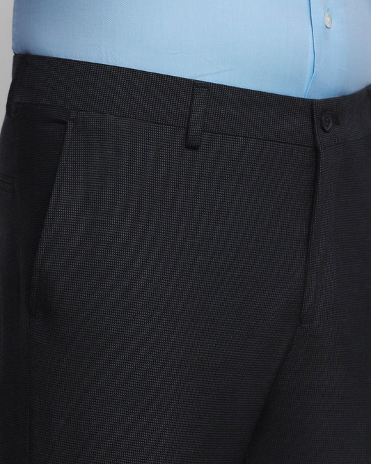Isaac Formal Trendy Trouser In Charcoal (B91 Fit) - blackberrys-clothing