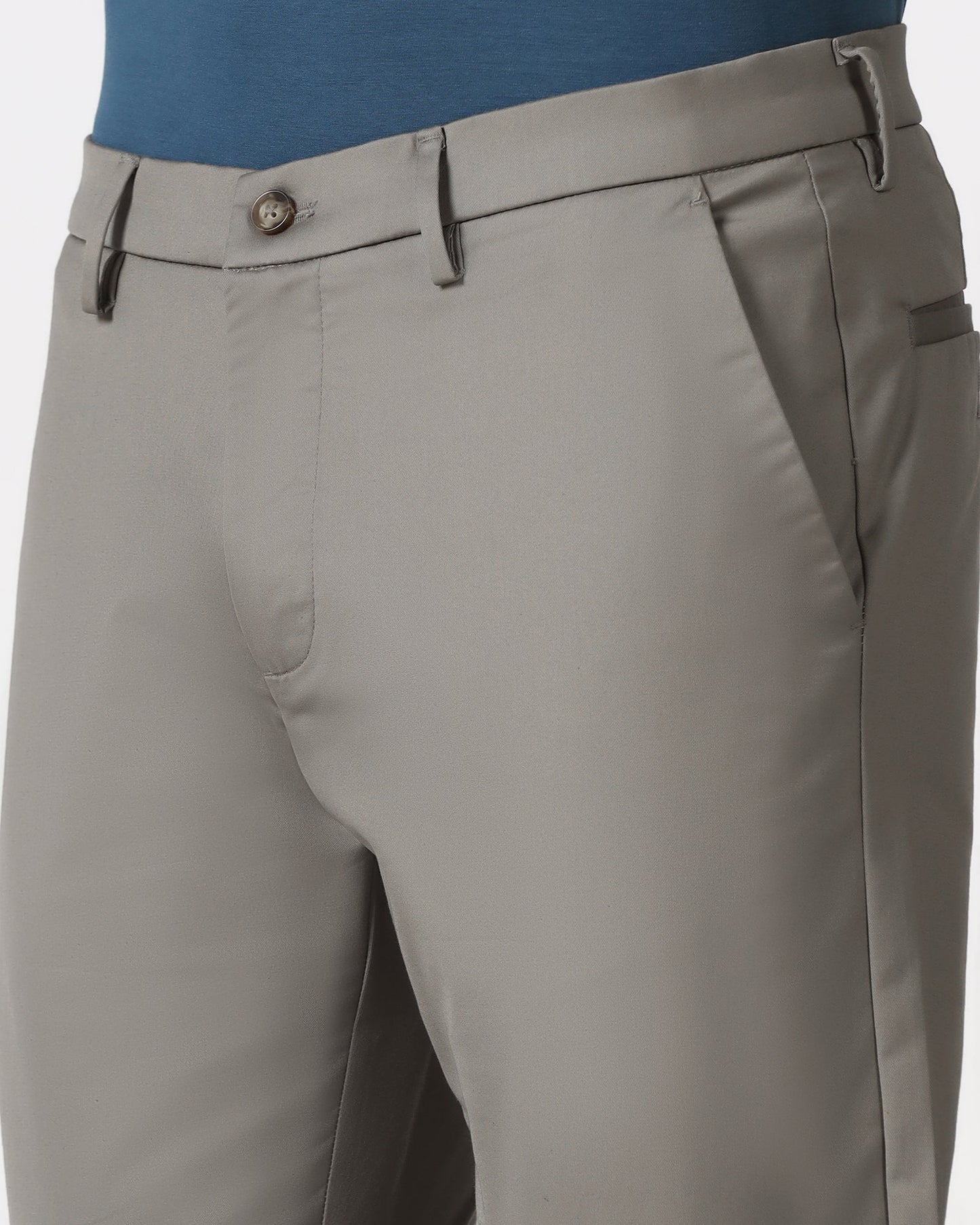 Khaki Non Iron Solid Khakis - Peter